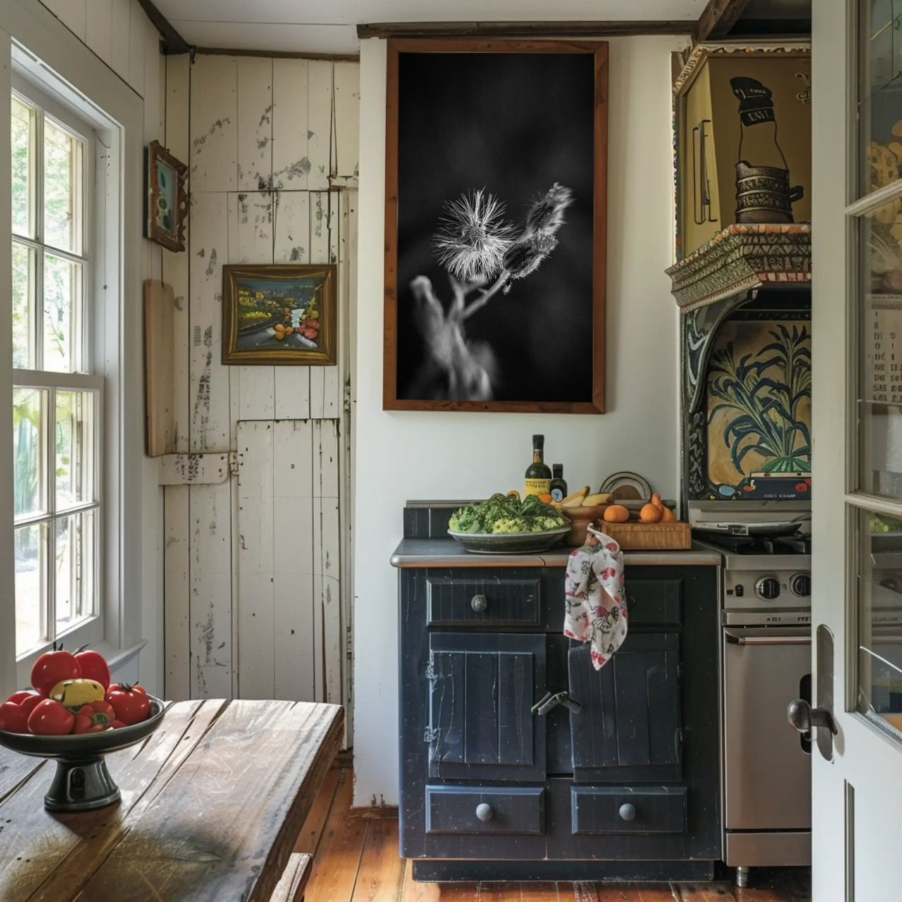 Elegant Black and White Fine Art Print with Passepartout Frame product thumbnail image Elegant Black and White Fine Art Print with Passepartout Frame product thumbnail image