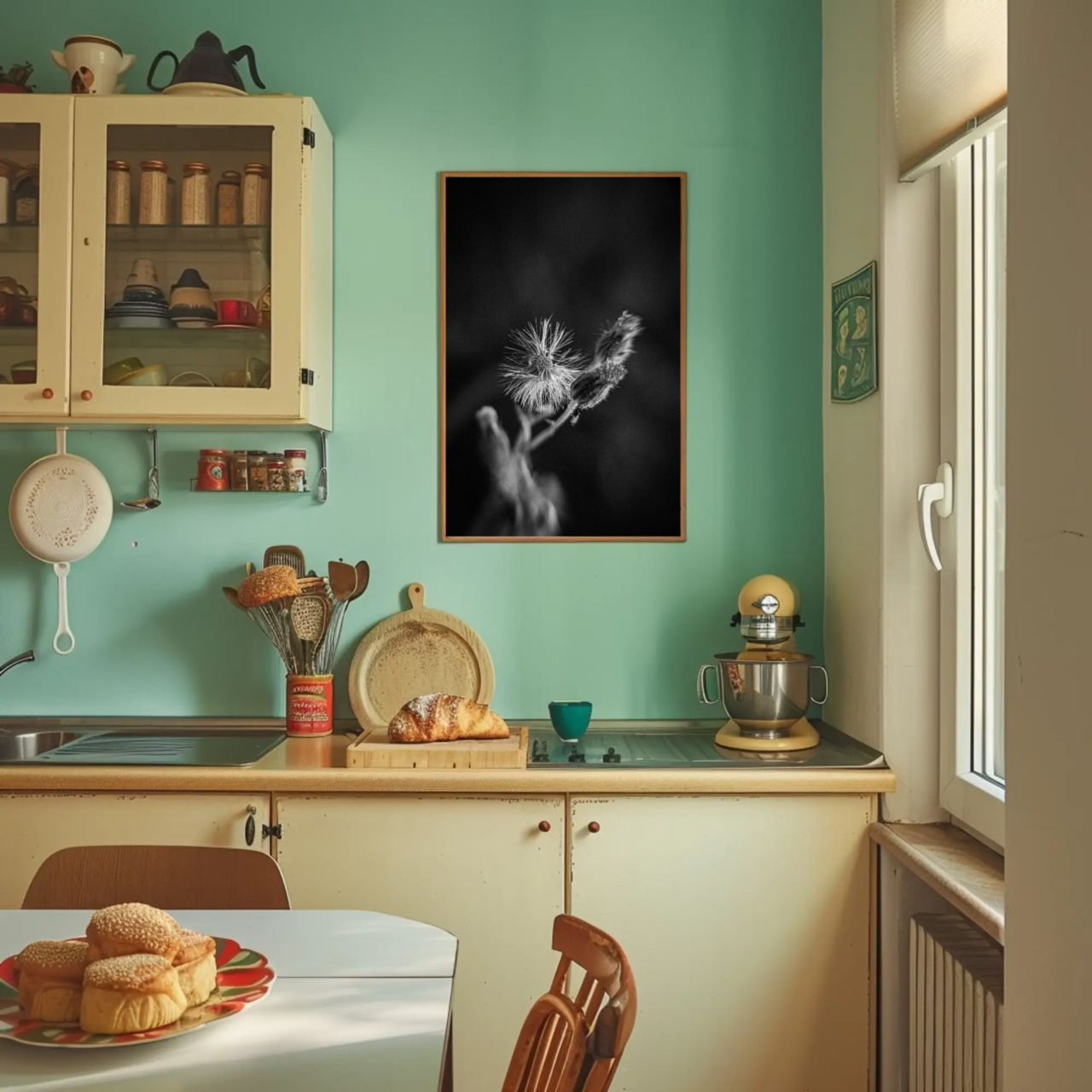 Elegant Black and White Fine Art Print with Passepartout Frame product thumbnail image Elegant Black and White Fine Art Print with Passepartout Frame product thumbnail image