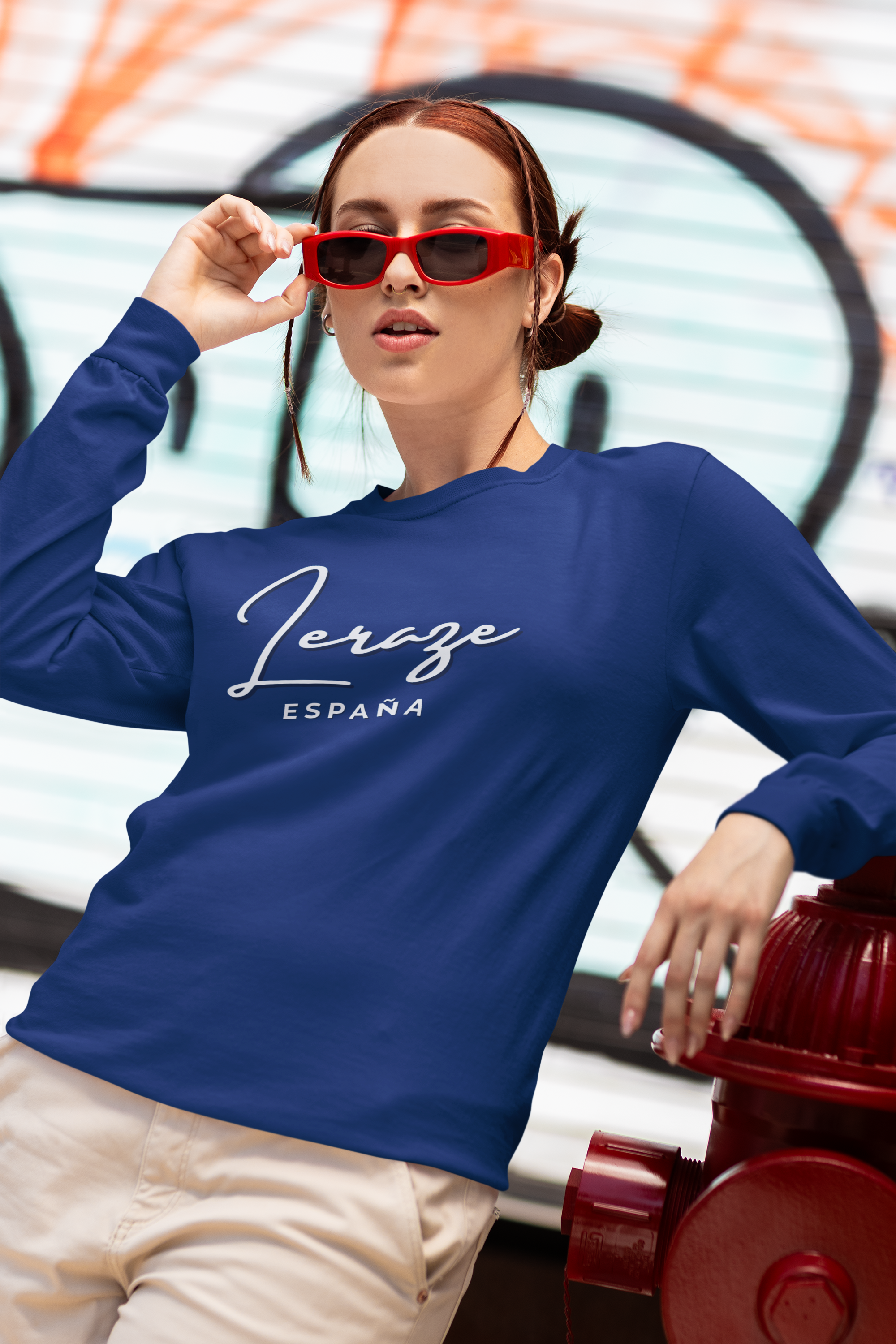 Spain Inspired Unisex casual Long Sleeve Tee Leraze Limited Edition product thumbnail image Spain Inspired Unisex casual Long Sleeve Tee Leraze Limited Edition product thumbnail image
