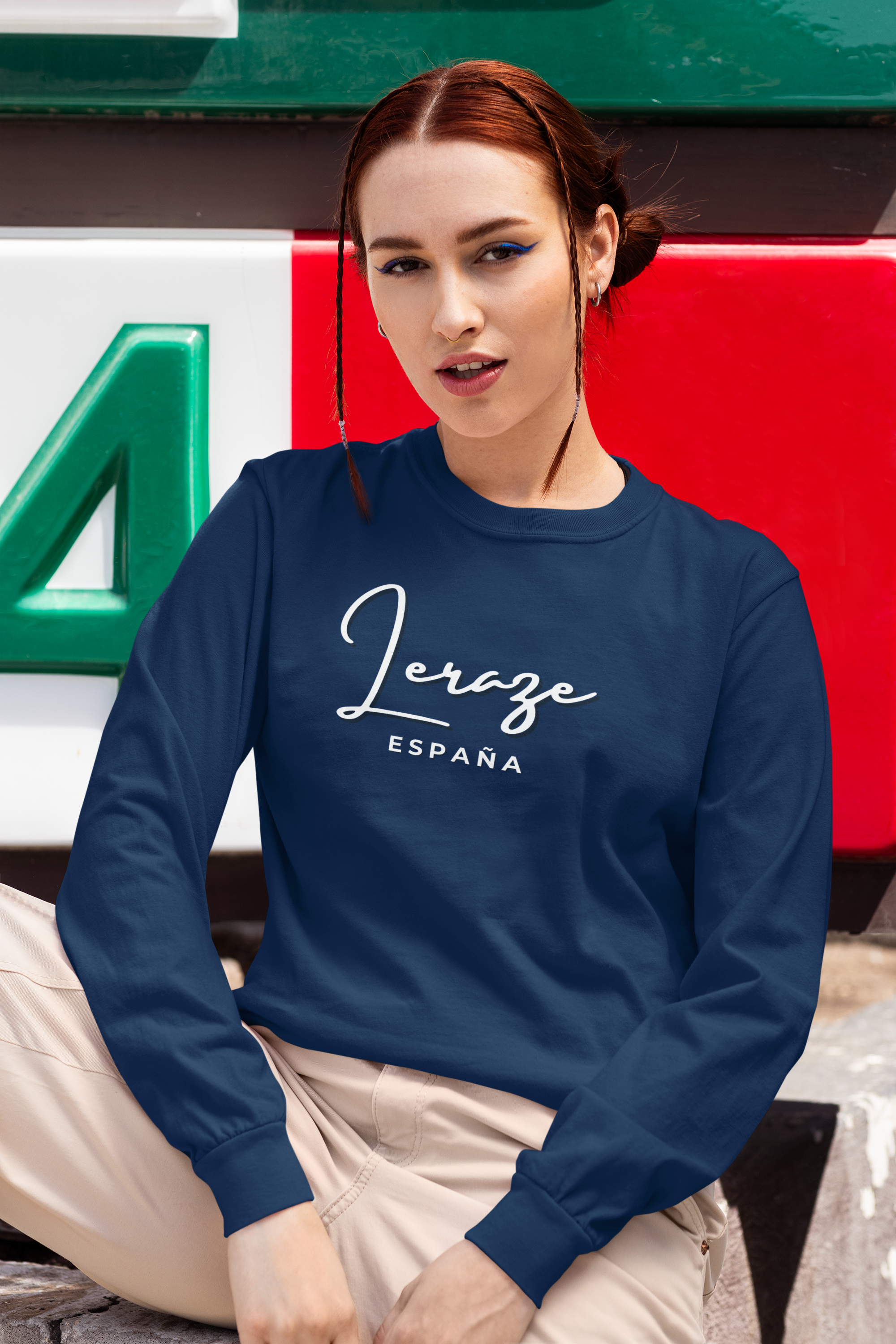 Spain Inspired Unisex casual Long Sleeve Tee Leraze Limited Edition product thumbnail image Spain Inspired Unisex casual Long Sleeve Tee Leraze Limited Edition product thumbnail image