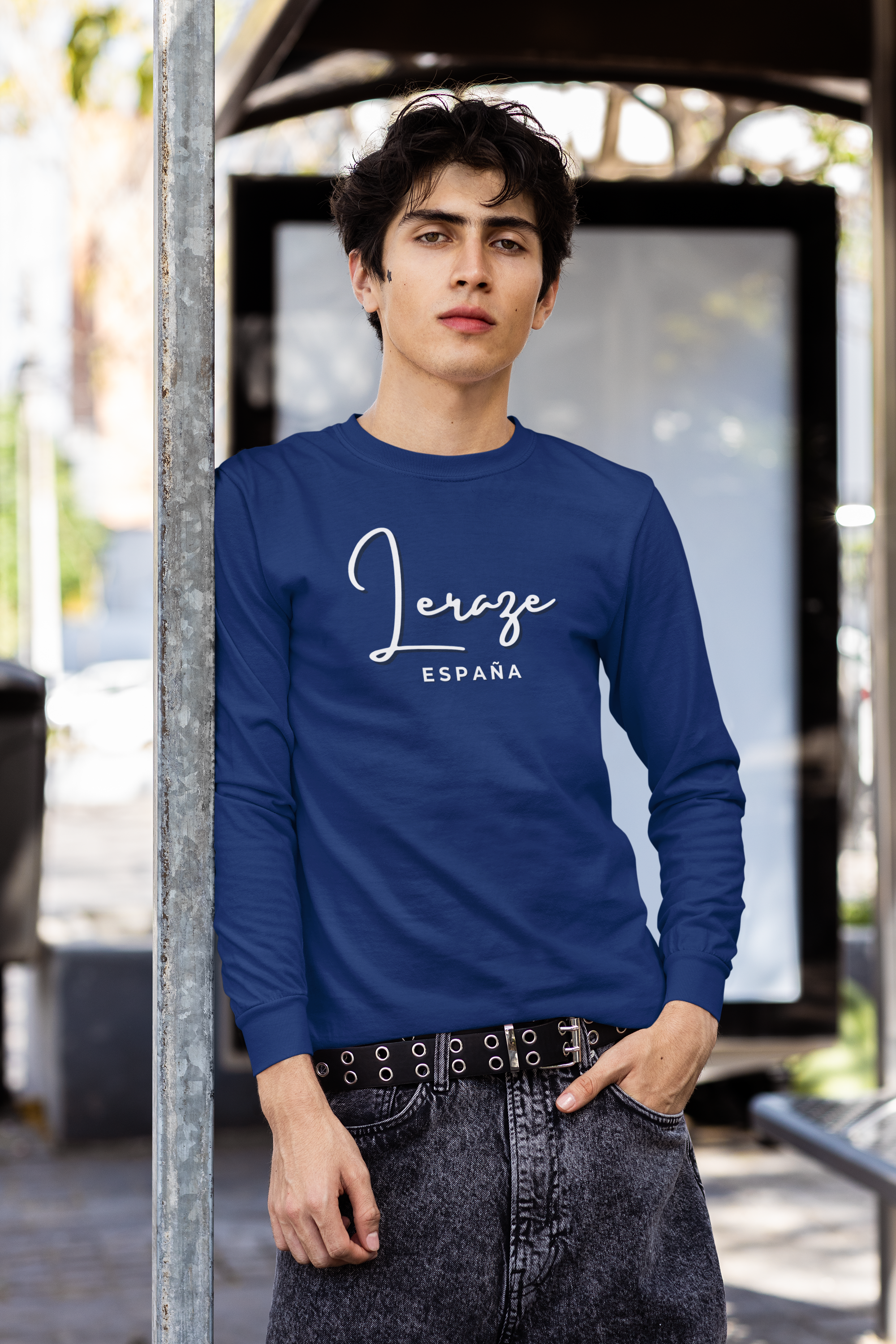 Spain Inspired Unisex casual Long Sleeve Tee Leraze Limited Edition product thumbnail image Spain Inspired Unisex casual Long Sleeve Tee Leraze Limited Edition product thumbnail image