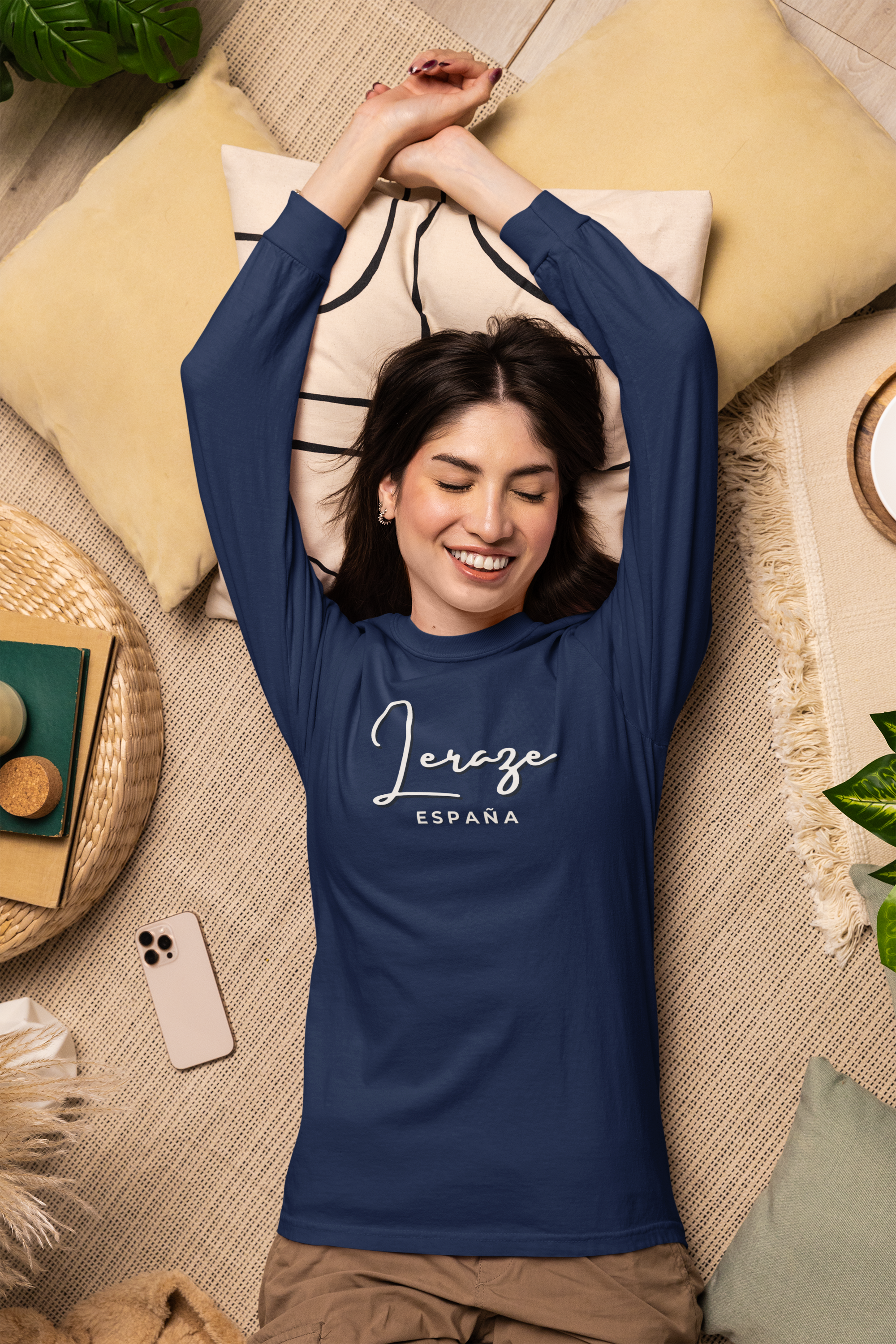 Spain Inspired Unisex casual Long Sleeve Tee Leraze Limited Edition product thumbnail image Spain Inspired Unisex casual Long Sleeve Tee Leraze Limited Edition product thumbnail image