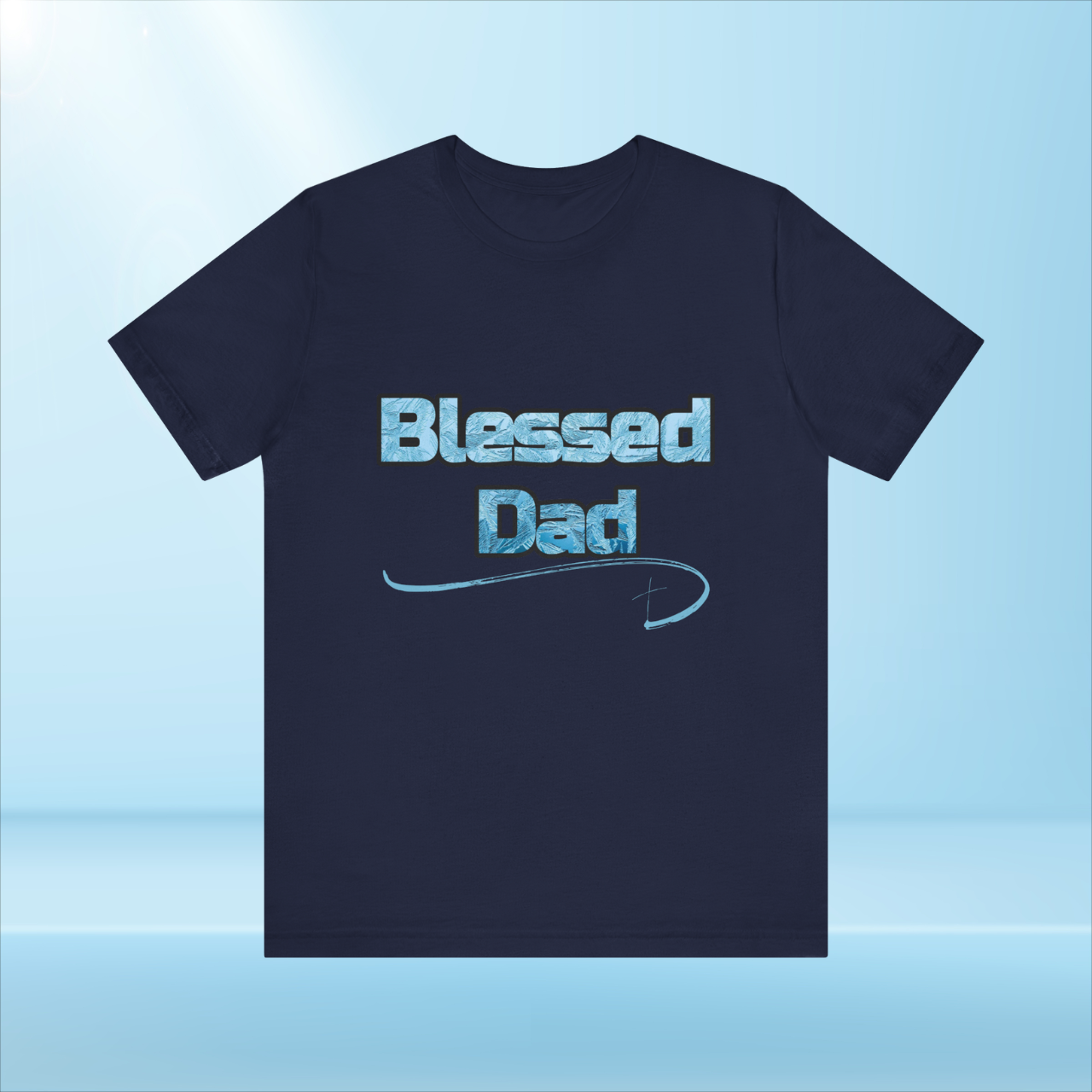 Blessed Dad Short Sleeve Tee, Matching Family Tee Unisex Casual Shirt, Father's Day Gift, Dad Appreciation Tee product thumbnail image Blessed Dad Short Sleeve Tee, Matching Family Tee Unisex Casual Shirt, Father's Day Gift, Dad Appreciation Tee product thumbnail image