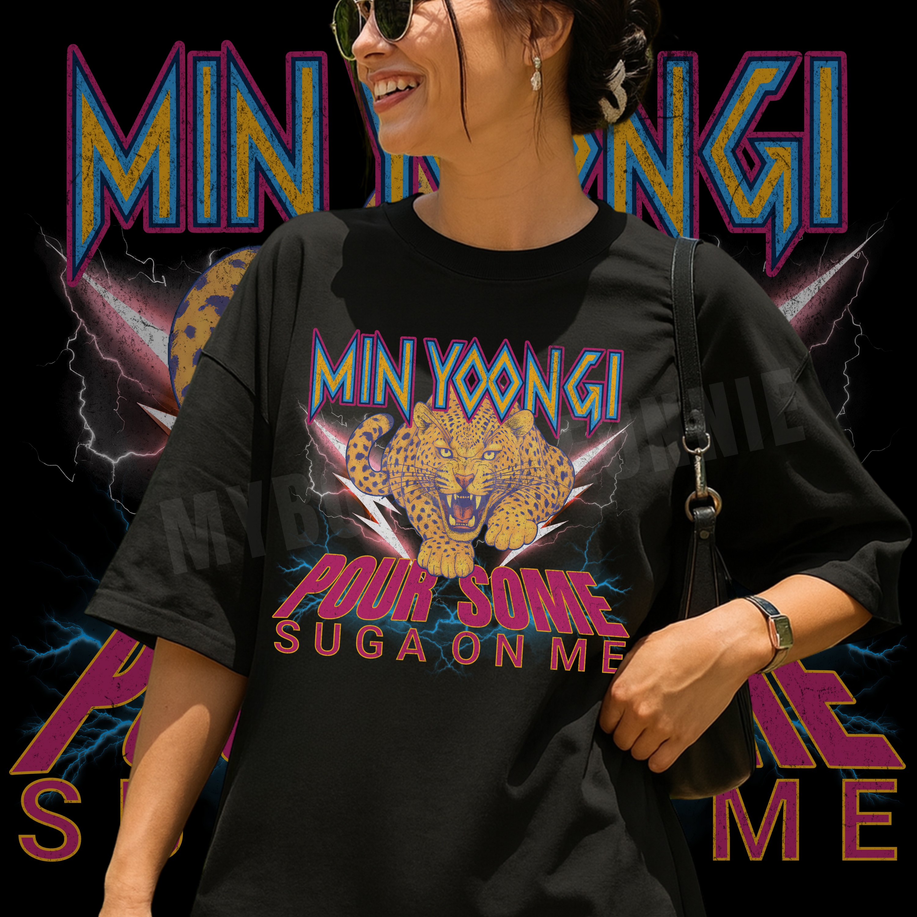 Yoongi Unisex Cotton Tee product thumbnail image Yoongi Unisex Cotton Tee product thumbnail image