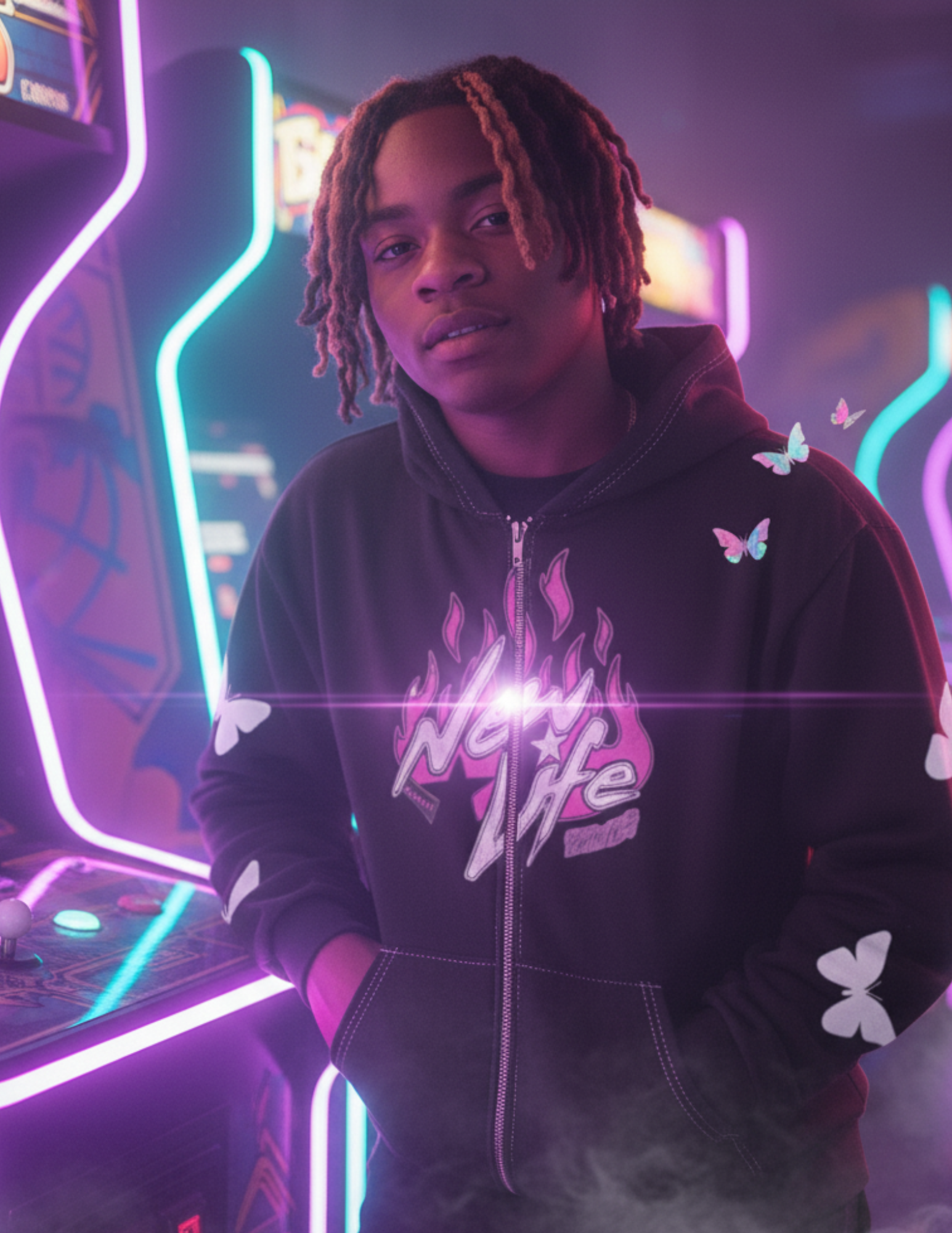 DJ Zi New Life Hoodie product thumbnail image DJ Zi New Life Hoodie product thumbnail image