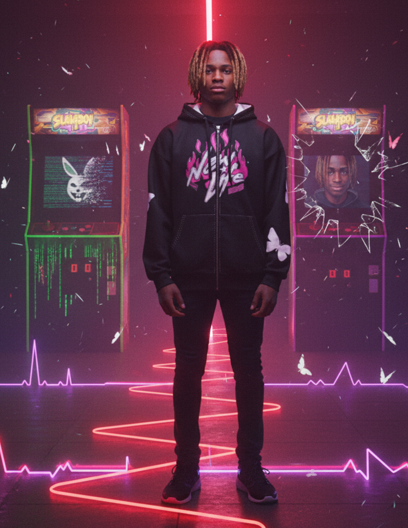 DJ Zi New Life Hoodie product thumbnail image