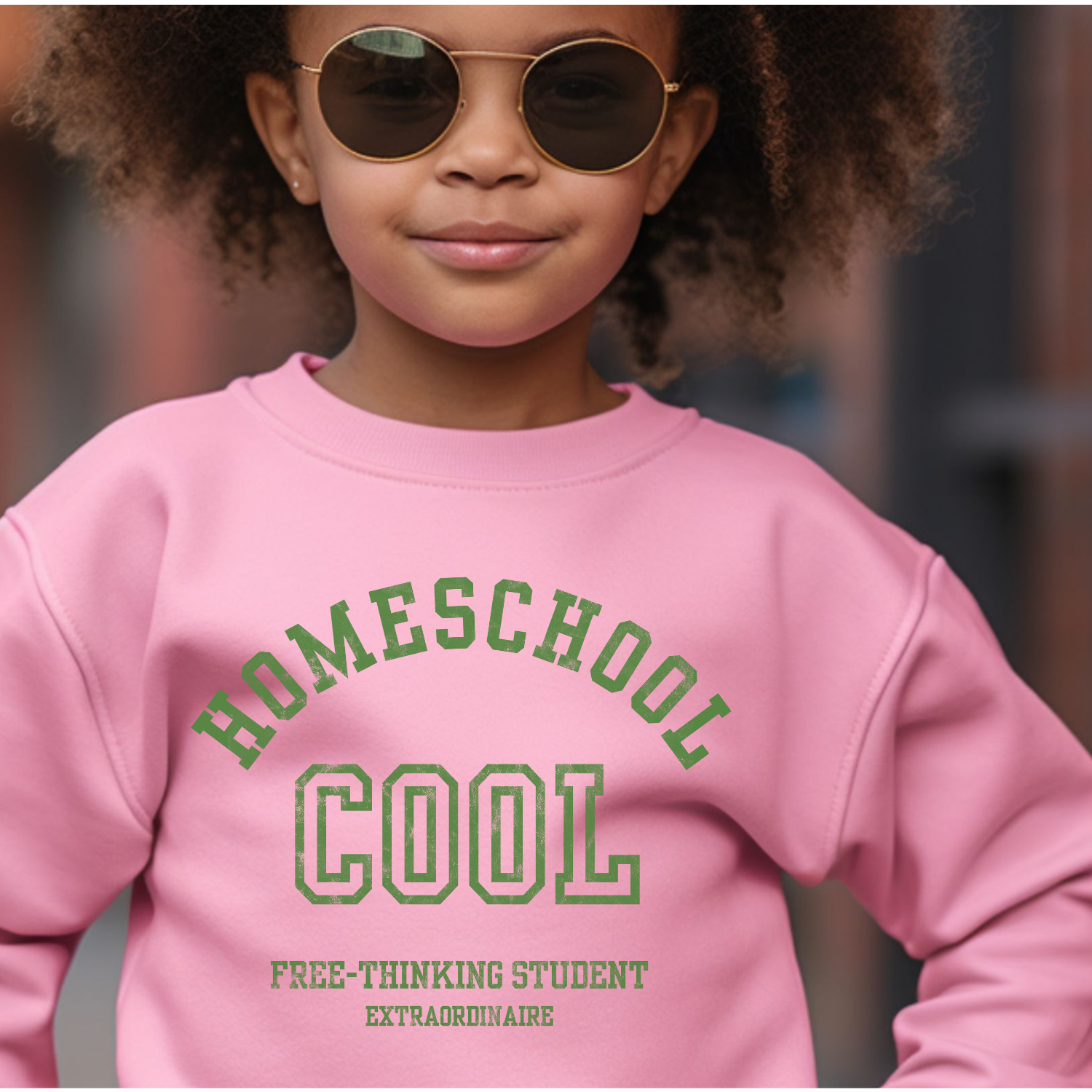 Homeschool University, Youth Sweatshirt - Cool, Perfect for Kids, Comfortable Crewneck, Fun Gift Idea, Back to School, Cozy Apparel product thumbnail image