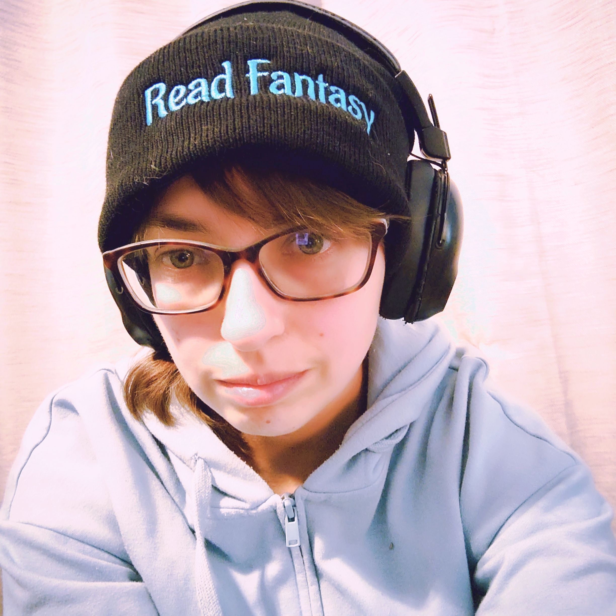 "Read Fantasy" Embroidered Knit Cap - Unisex Design product thumbnail image