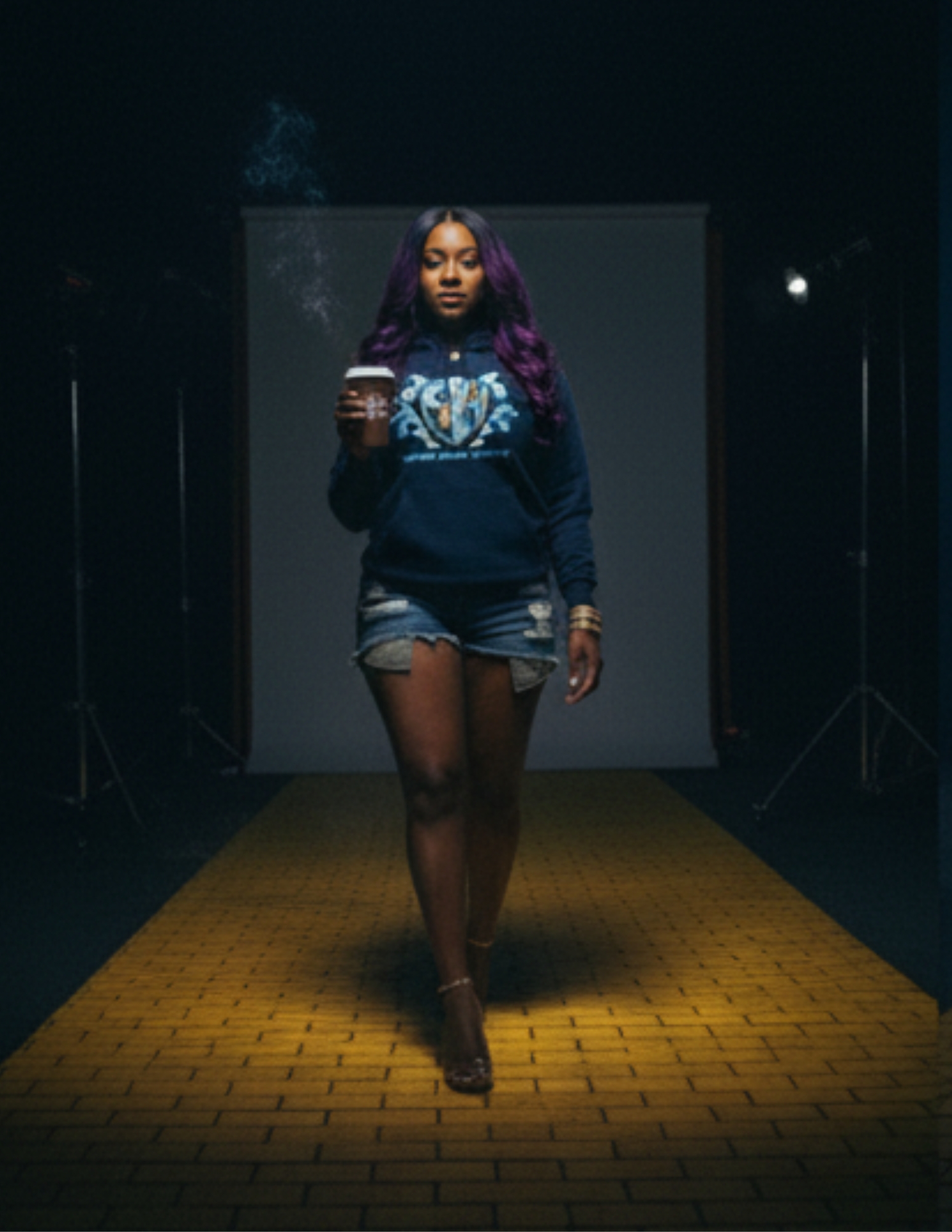 Yellow Brick Society Crest Hoodie product thumbnail image