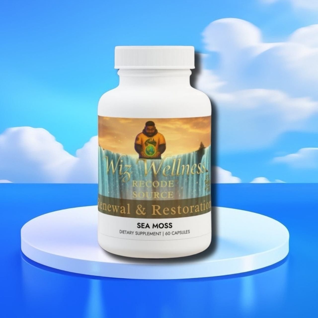 Wiz Wellness — Sea Moss Supplement (60 Capsules)SOURCE RECODE: (Niagara Oz Edition) product thumbnail image Wiz Wellness — Sea Moss Supplement (60 Capsules)SOURCE RECODE: (Niagara Oz Edition) product thumbnail image