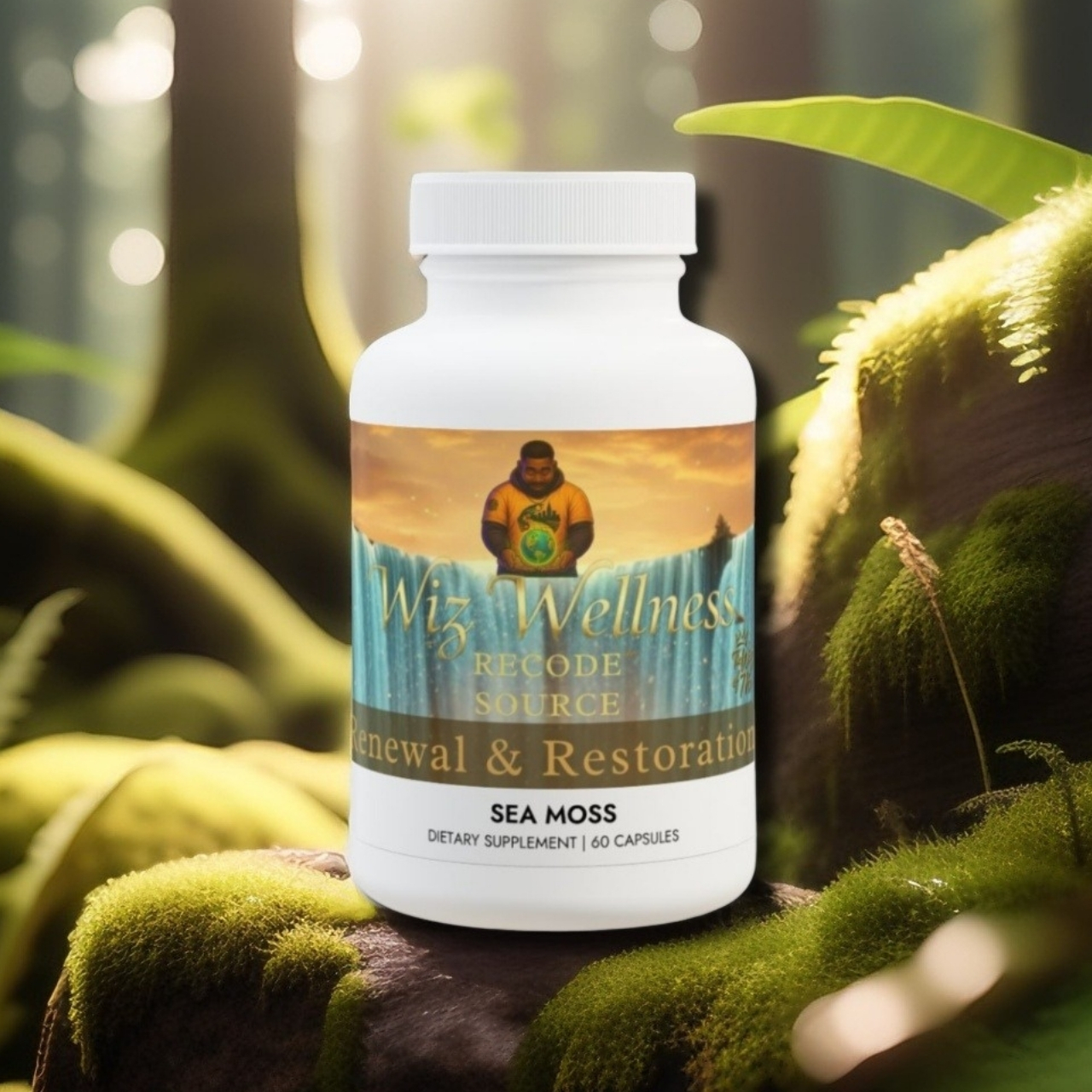 Wiz Wellness — Sea Moss Supplement (60 Capsules)SOURCE RECODE: (Niagara Oz Edition) product thumbnail image Wiz Wellness — Sea Moss Supplement (60 Capsules)SOURCE RECODE: (Niagara Oz Edition) product thumbnail image