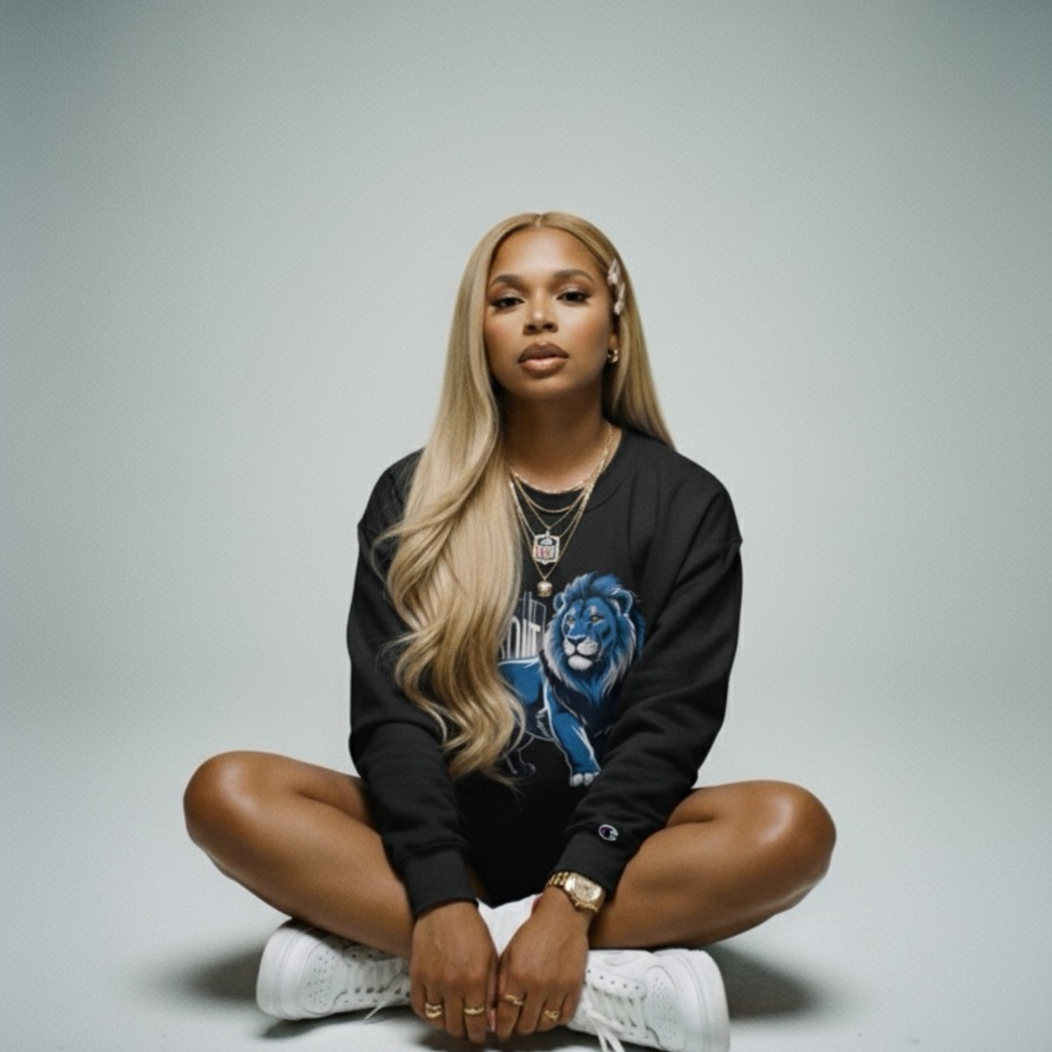 2 Detroit Lions Champion Sweatshirt - Cozy Game Day Apparel for Fans 2 Detroit Lions Champion Sweatshirt - Cozy Game Day Apparel for Fans