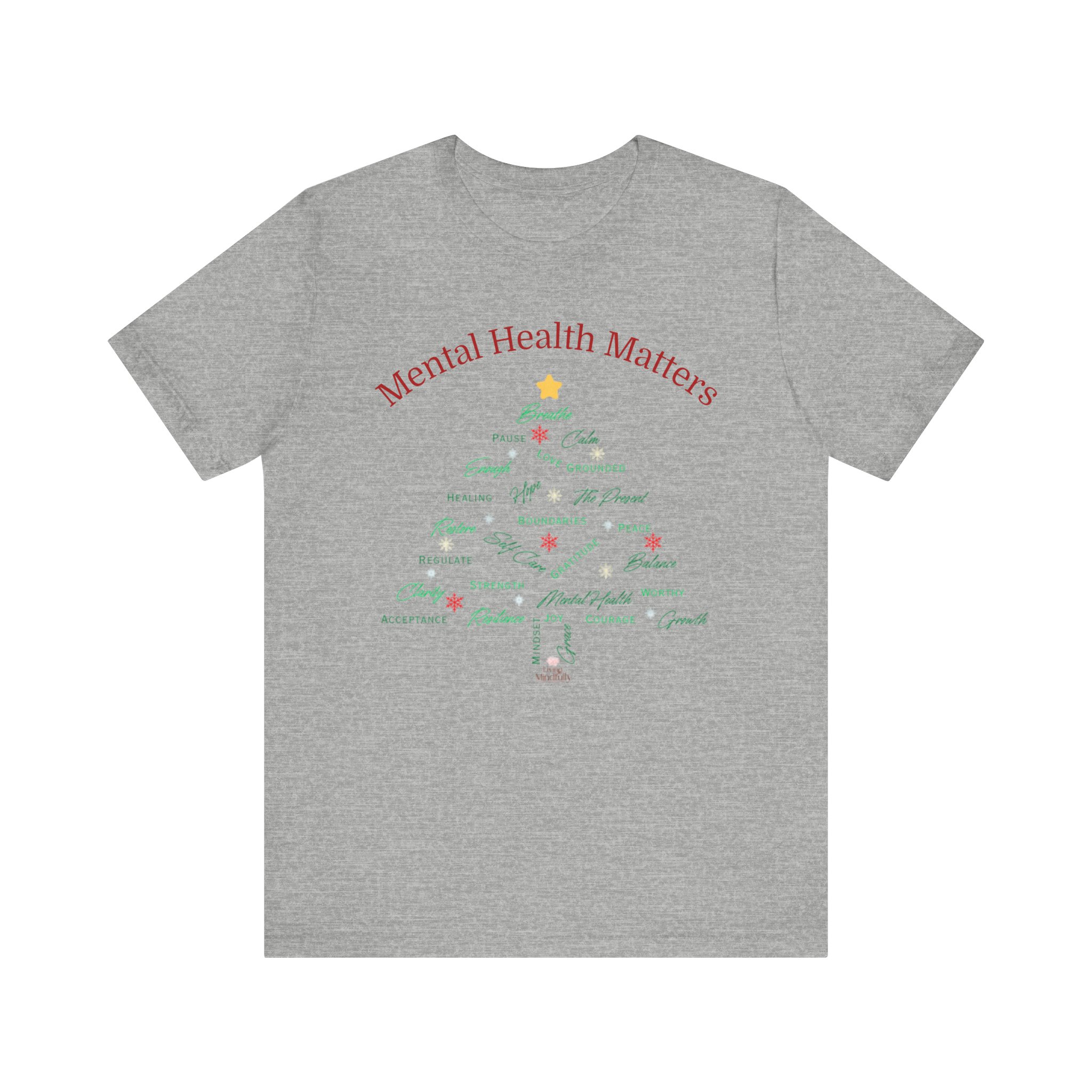 Festive Holiday Tree Unisex Tee product thumbnail image Festive Holiday Tree Unisex Tee product thumbnail image