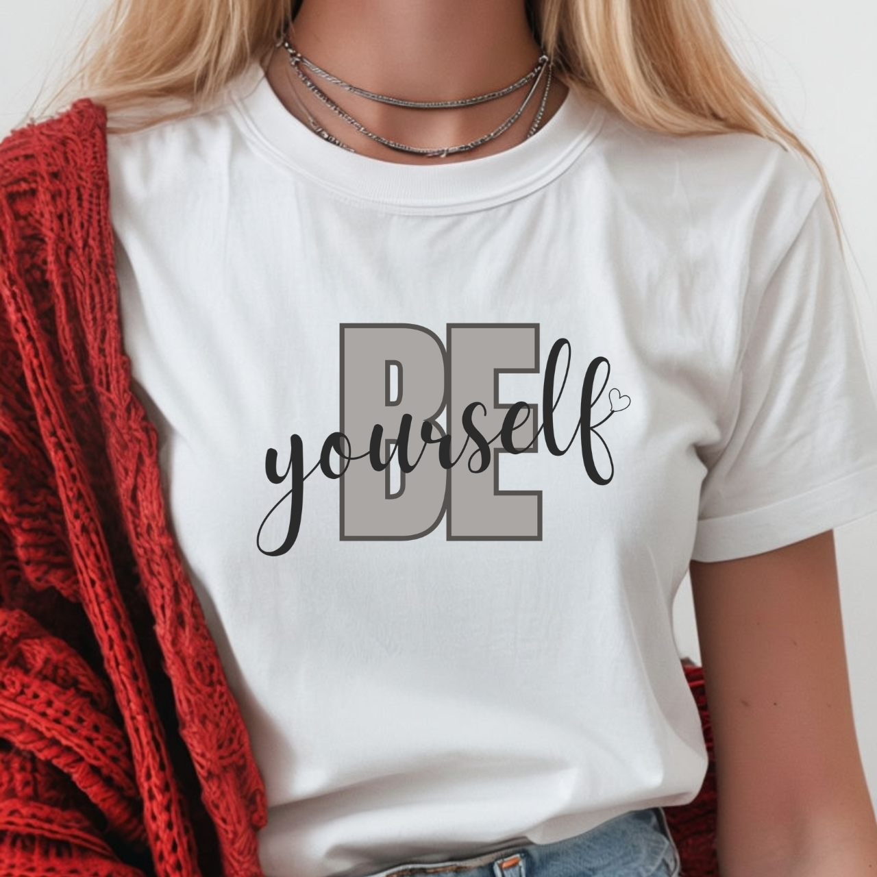Be Yourself  - Inspirational Softstyle T-Shirt product thumbnail image
