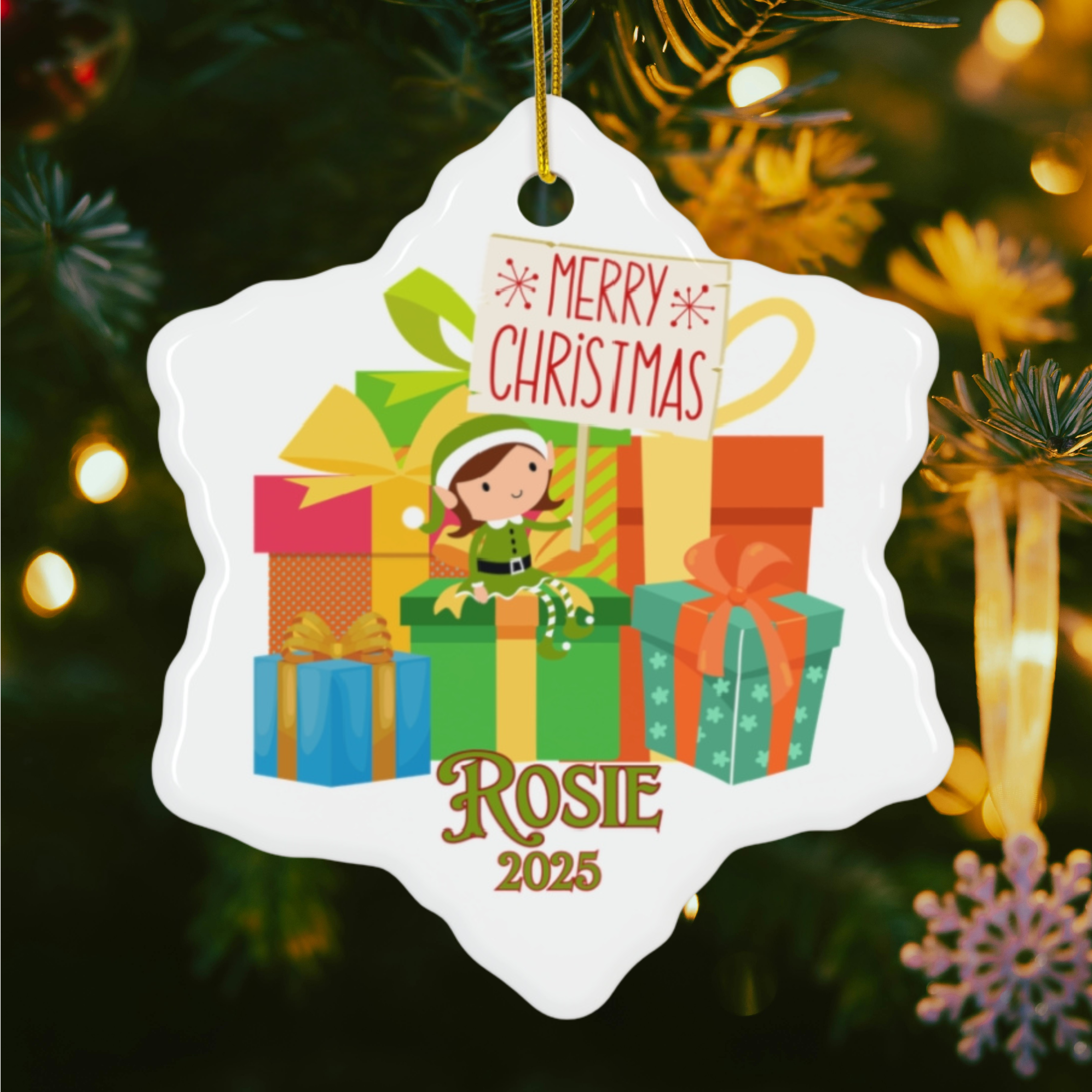 Personalized  Christmas Ornament - Perfect Holiday Gift, Keepsake Decoration, Christmas Celebration, Unique Tree Decor, Family [...] product thumbnail image