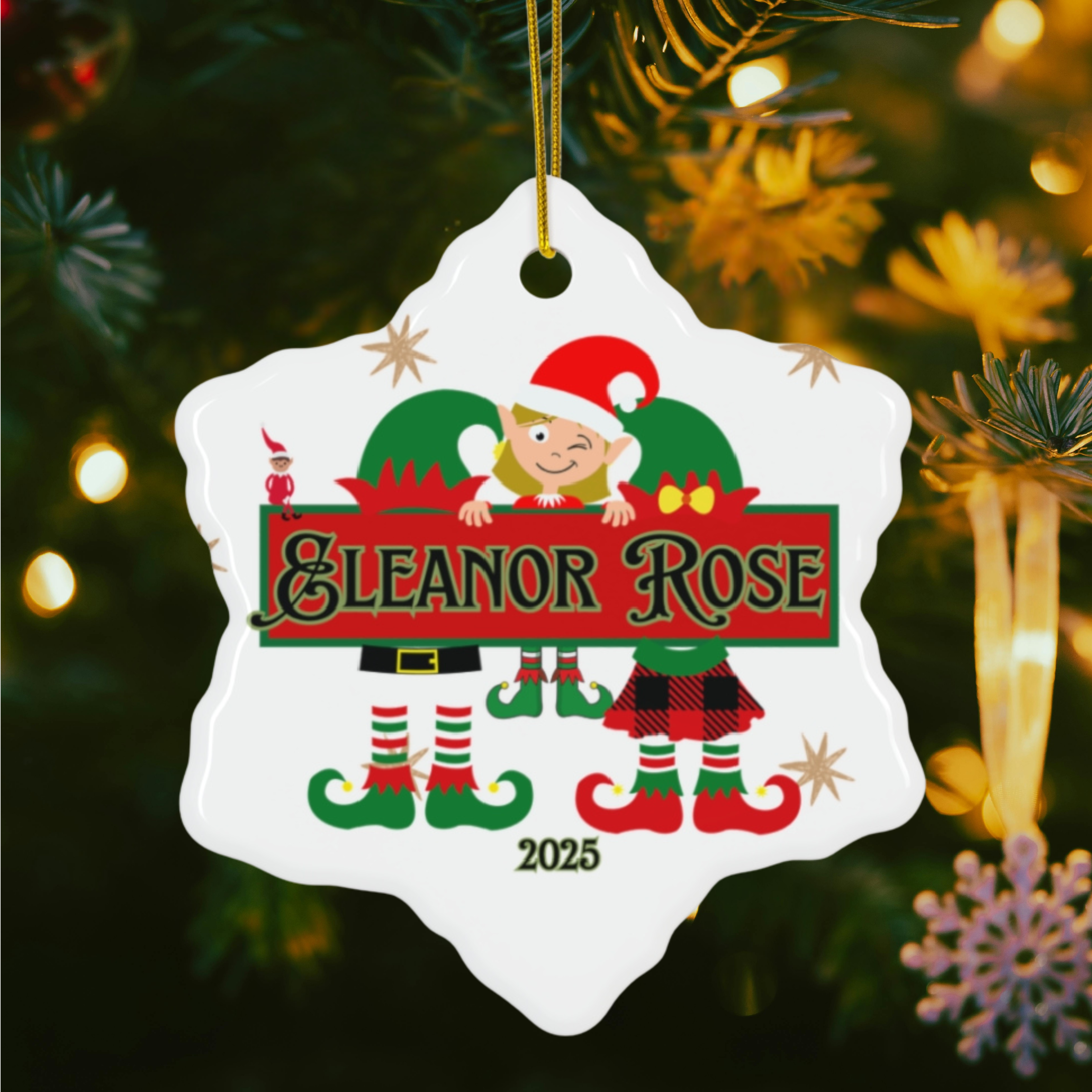 Personalized  Christmas Ornament - Perfect Holiday Gift, Keepsake Decoration, Christmas Celebration, Unique Tree Decor, Family [...] product thumbnail image