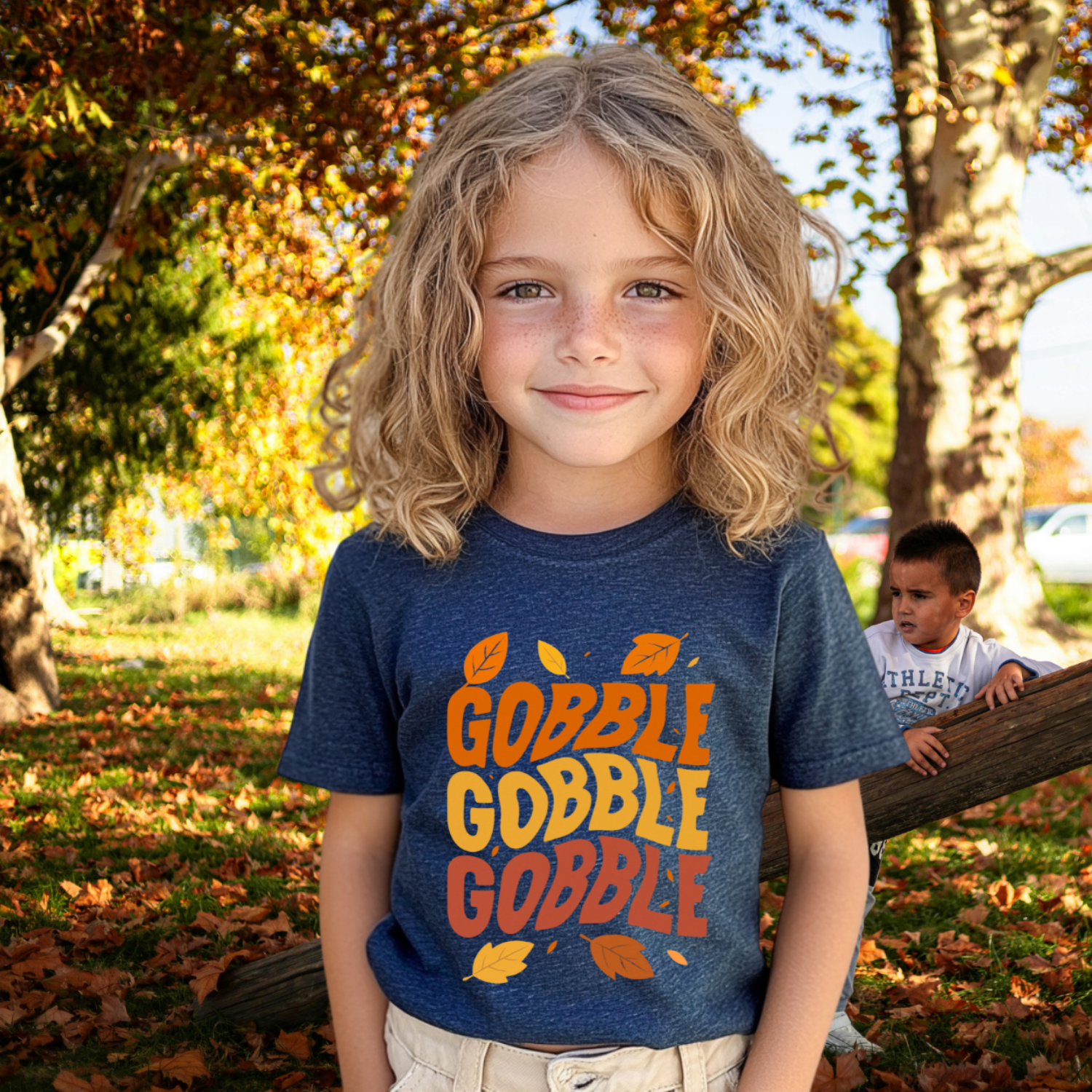 Thanksgiving Gobble Turkey Youth Tee shirt , Fall Family Gathering Photo T-Shirt product thumbnail image Thanksgiving Gobble Turkey Youth Tee shirt , Fall Family Gathering Photo T-Shirt product thumbnail image