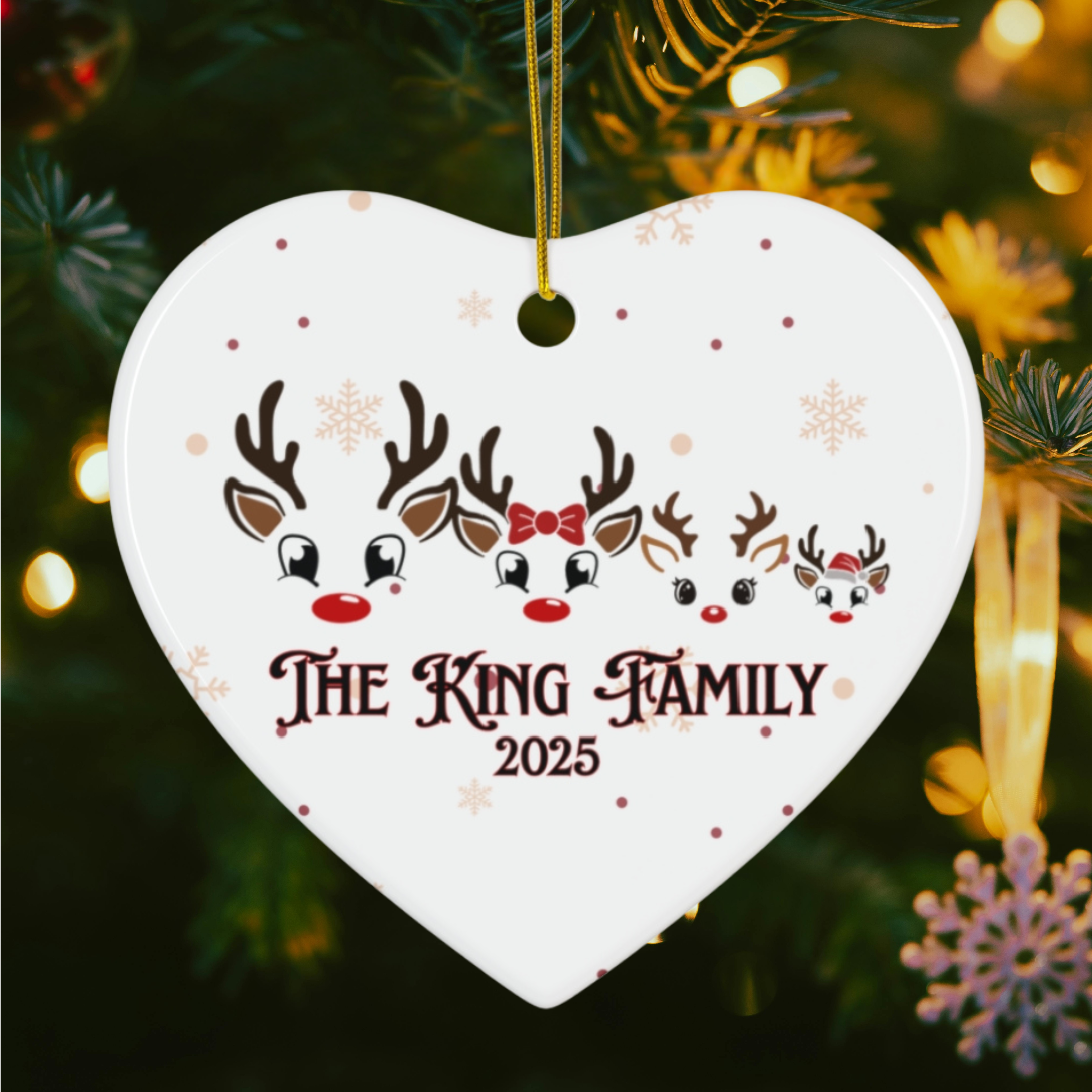 Personalized  Christmas Ornament - Perfect Holiday Gift, Keepsake Decoration, Christmas Celebration, Unique Tree Decor, Family [...] product thumbnail image