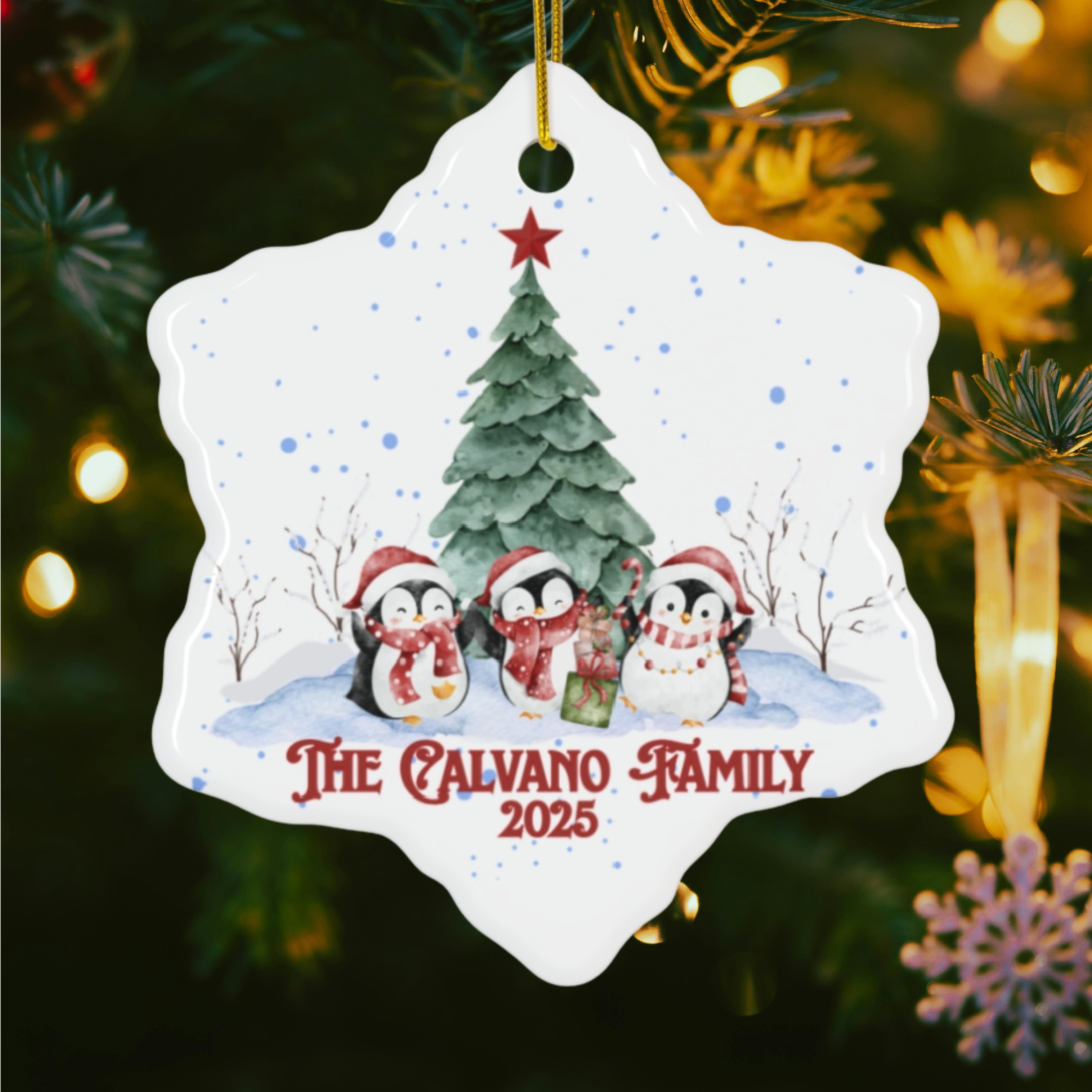 Personalized  Christmas Ornament - Perfect Holiday Gift, Keepsake Decoration, Christmas Celebration, Unique Tree Decor, Family [...] product thumbnail image