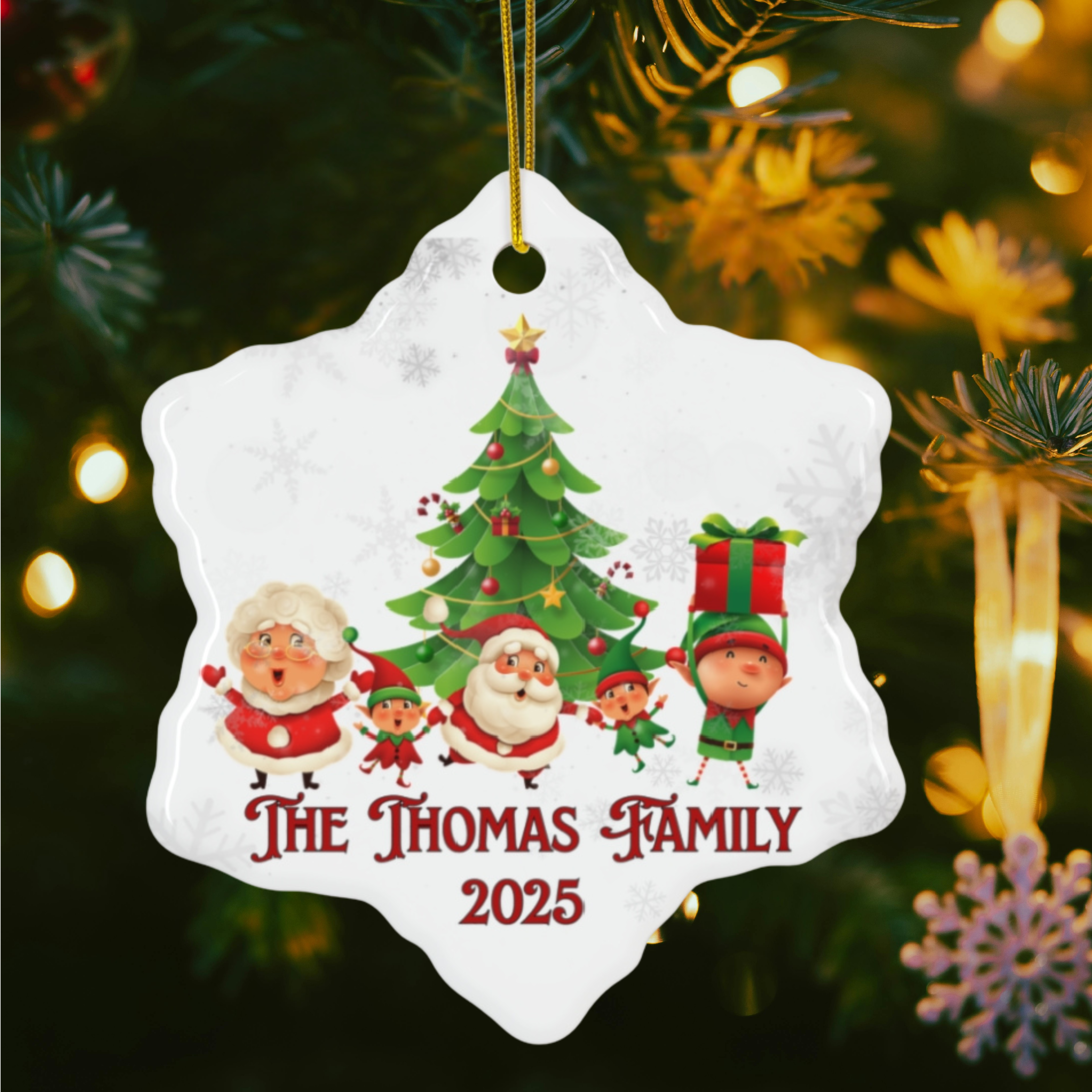 Personalized  Christmas Ornament - Perfect Holiday Gift, Keepsake Decoration, Christmas Celebration, Unique Tree Decor, Family [...]