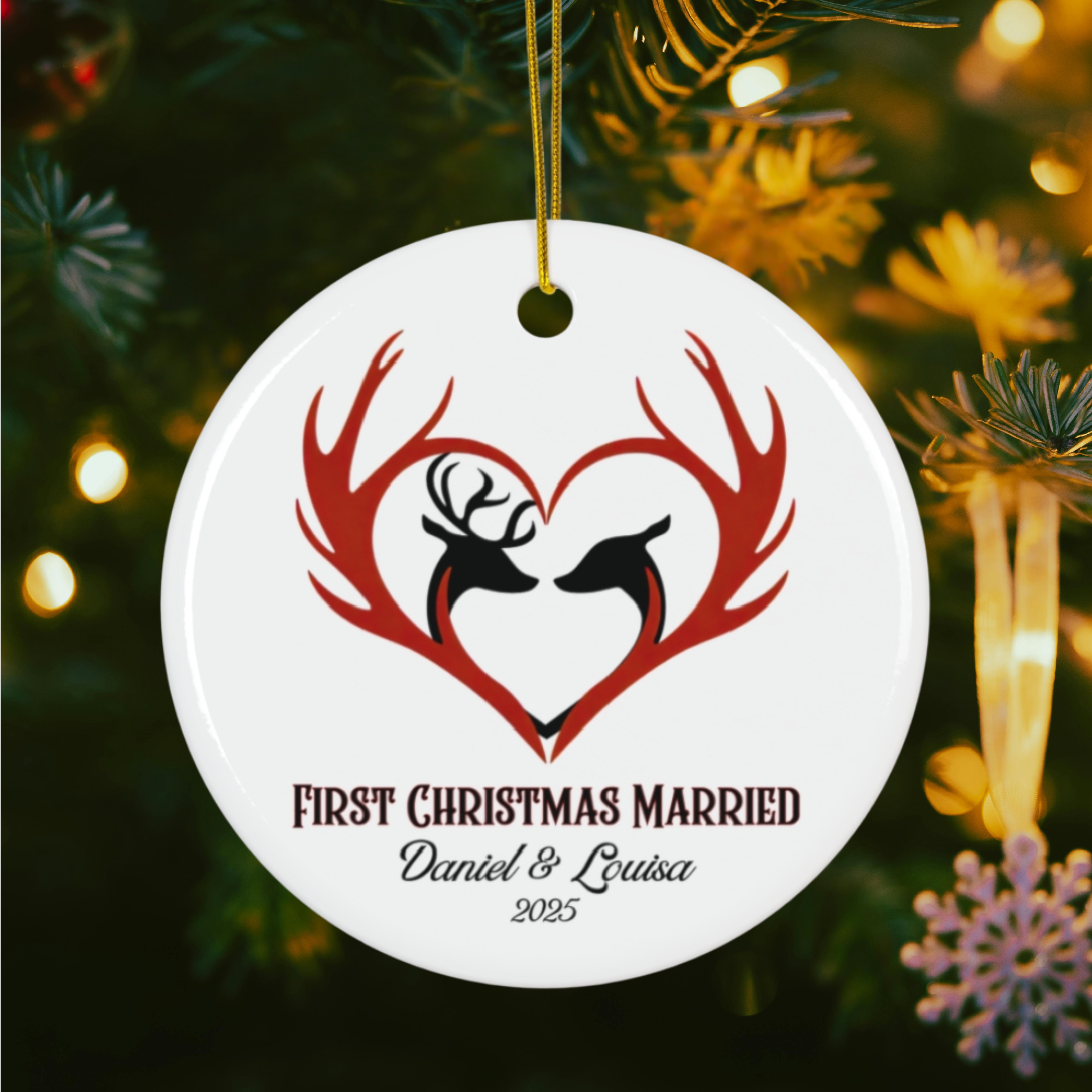 Personalized  Christmas Ornament - Perfect Holiday Gift, Keepsake Decoration, Christmas Celebration, Unique Tree Decor, Family [...] product thumbnail image