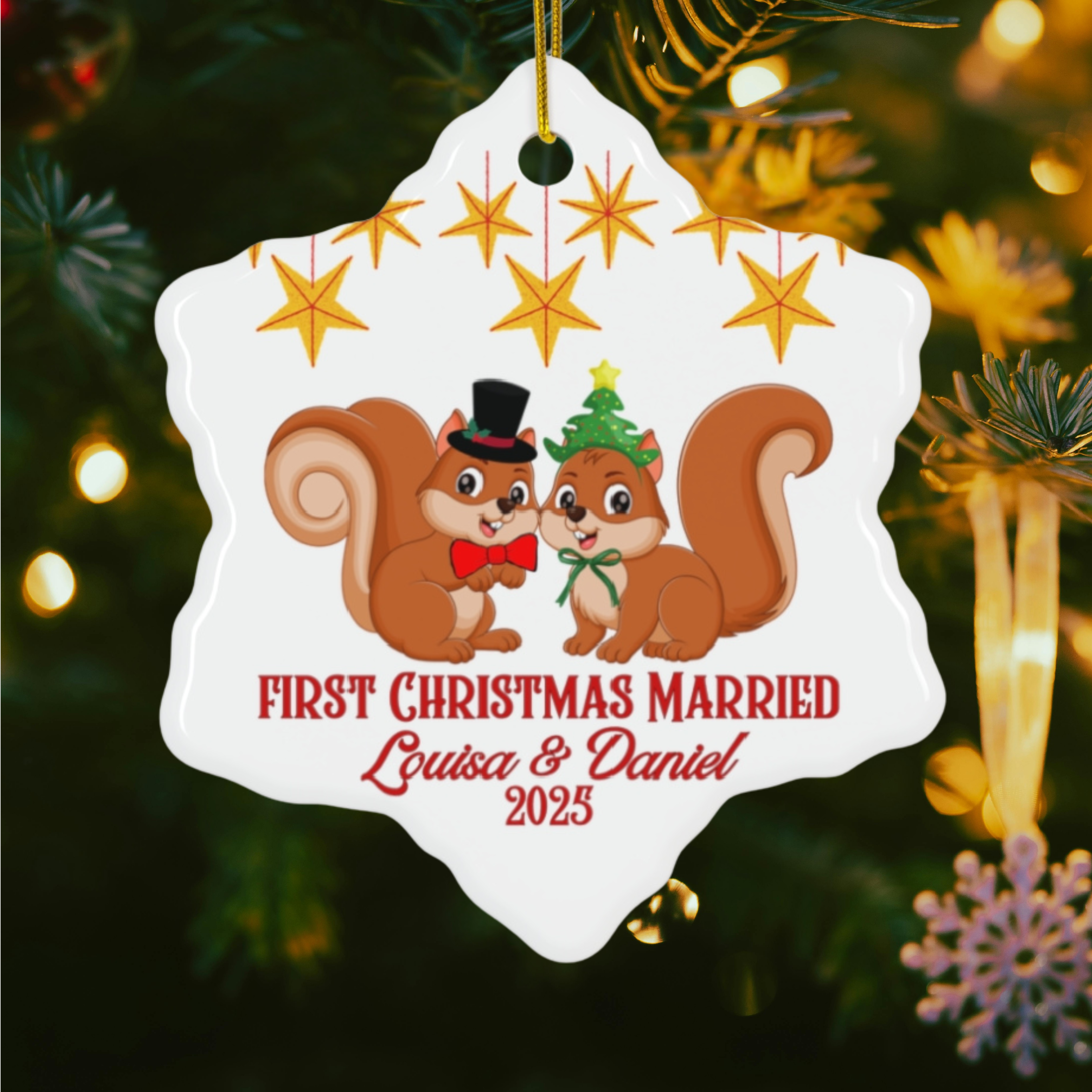 Personalized  Christmas Ornament - Perfect Holiday Gift, Keepsake Decoration, Christmas Celebration, Unique Tree Decor, Family [...] product thumbnail image