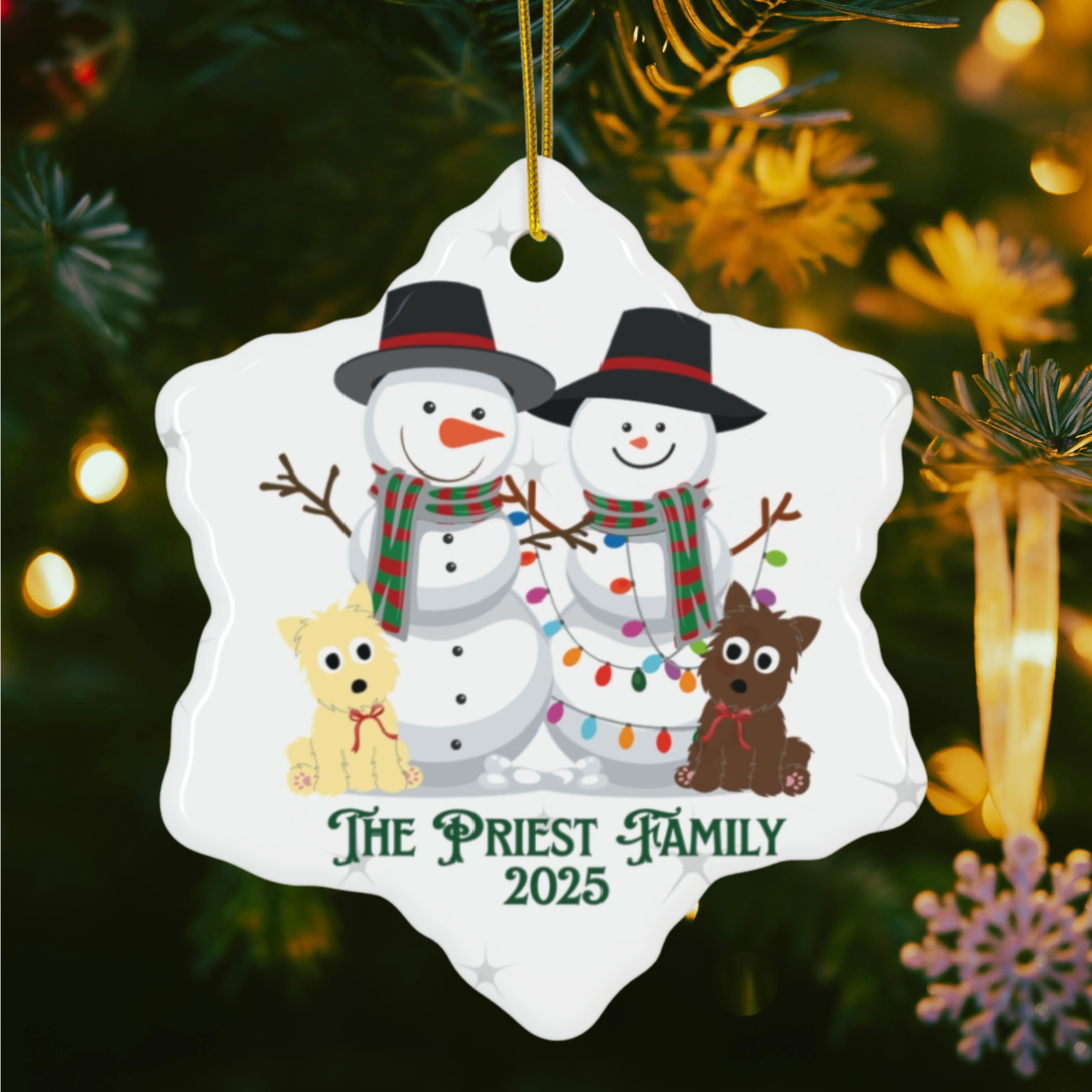 Personalized  Christmas Ornament - Perfect Holiday Gift, Keepsake Decoration, Christmas Celebration, Unique Tree Decor, Family [...] product thumbnail image