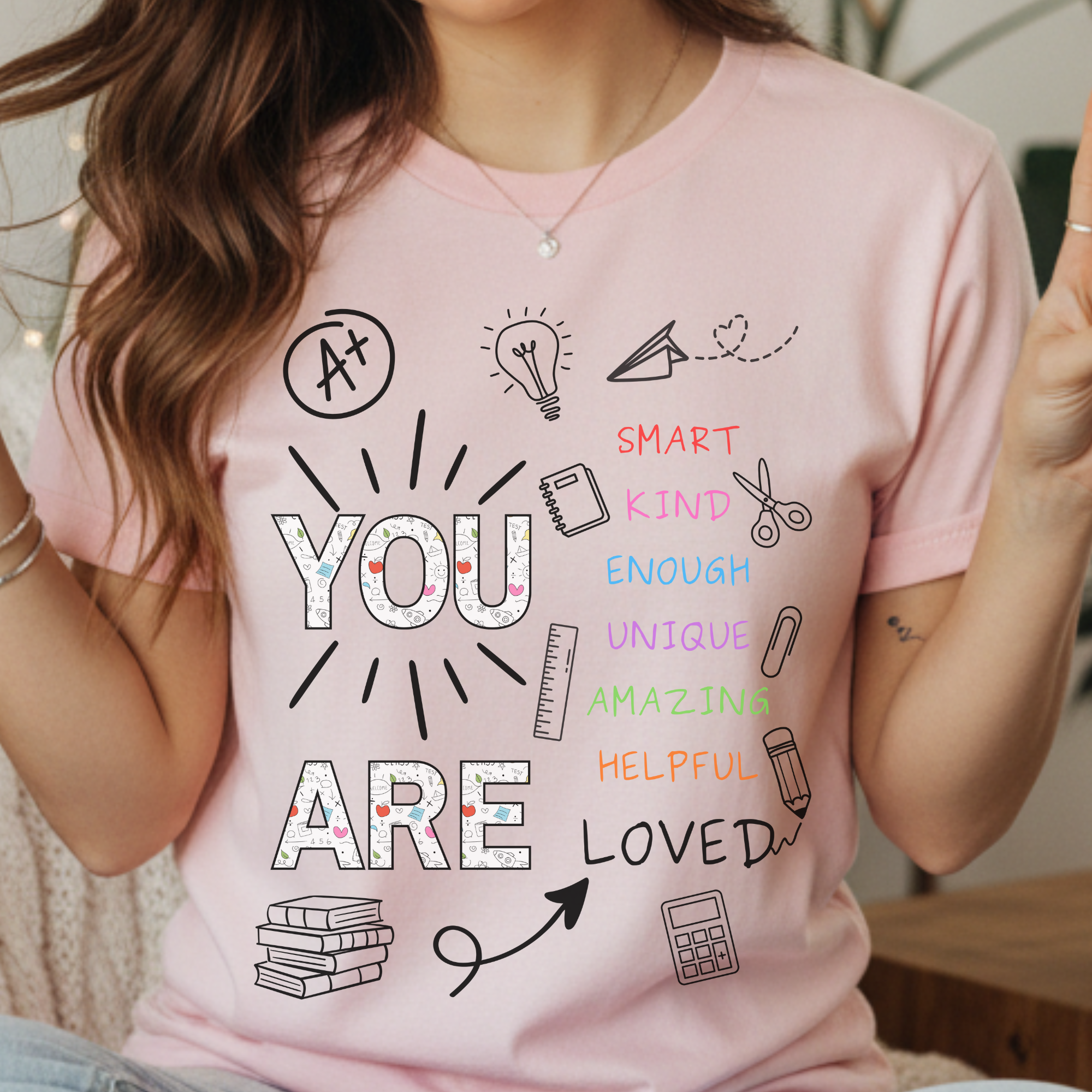 Teacher Appreciation T-Shirt, Educator Gift, Unisex Tee, School Staff Shirt, Thank You Teacher Top, Teacher T-Shirt, Teacher Gift