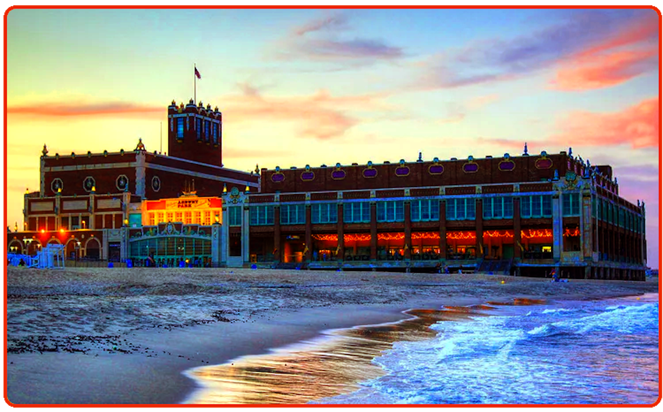 Asbury Casino Tangerine Tumbler - 16oz Travel Cup with straw product thumbnail image Asbury Casino Tangerine Tumbler - 16oz Travel Cup with straw product thumbnail image