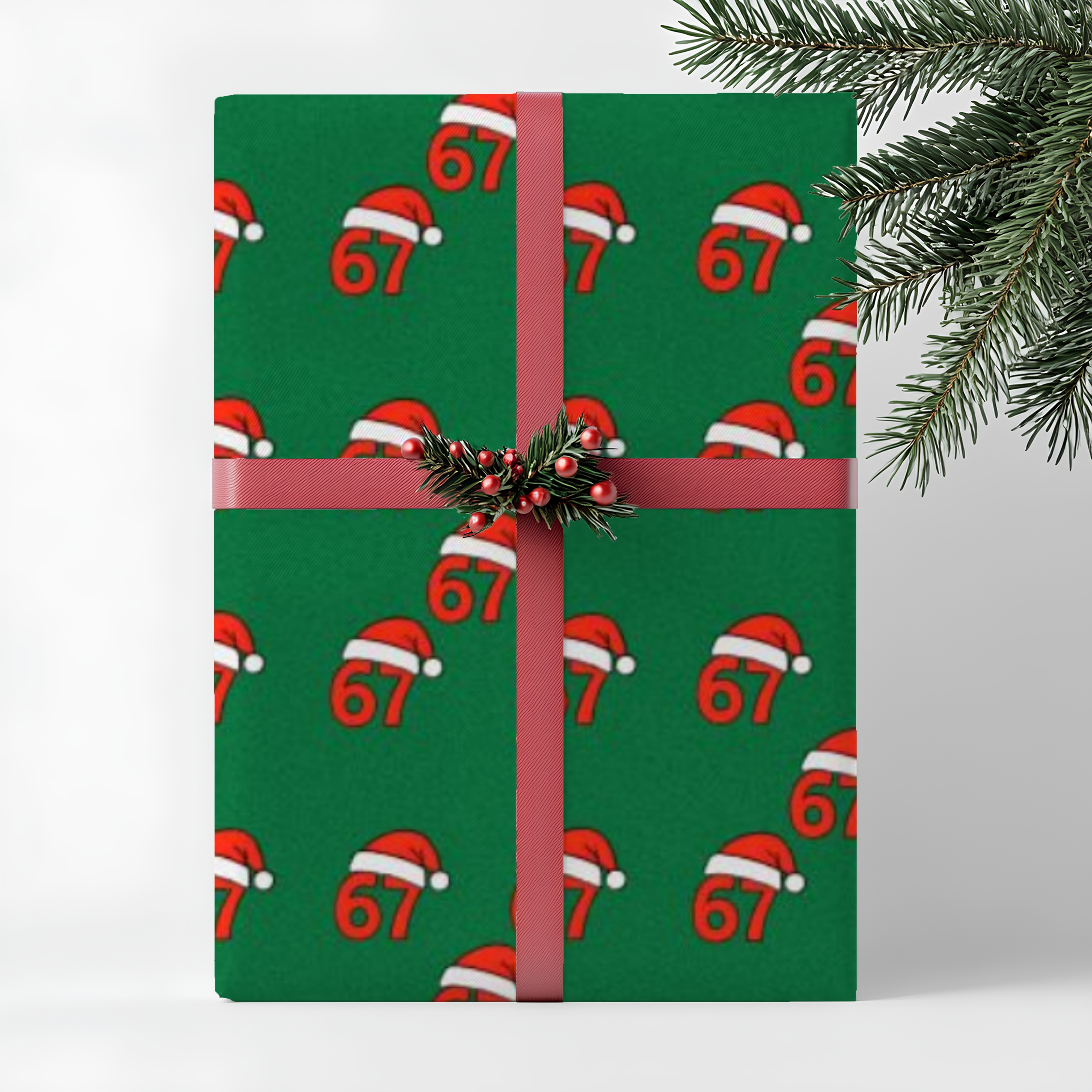 67 Christmas Wrapping Paper Six Seven Christmas 6 7 Wrapping Paper Holiday Gift Wrap product thumbnail image 67 Christmas Wrapping Paper Six Seven Christmas 6 7 Wrapping Paper Holiday Gift Wrap product thumbnail image