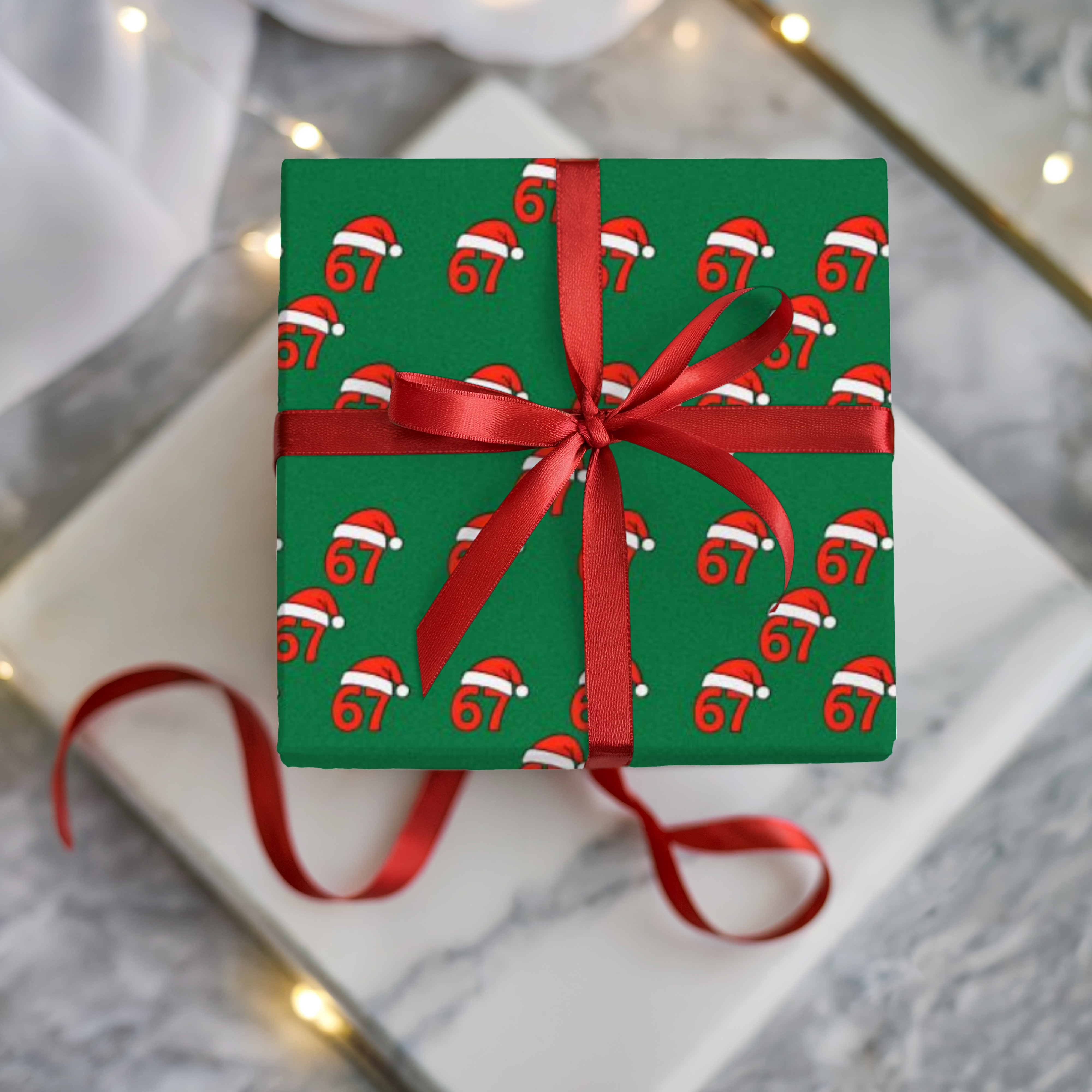 67 Christmas Wrapping Paper Six Seven Christmas 6 7 Wrapping Paper Holiday Gift Wrap product thumbnail image 67 Christmas Wrapping Paper Six Seven Christmas 6 7 Wrapping Paper Holiday Gift Wrap product thumbnail image