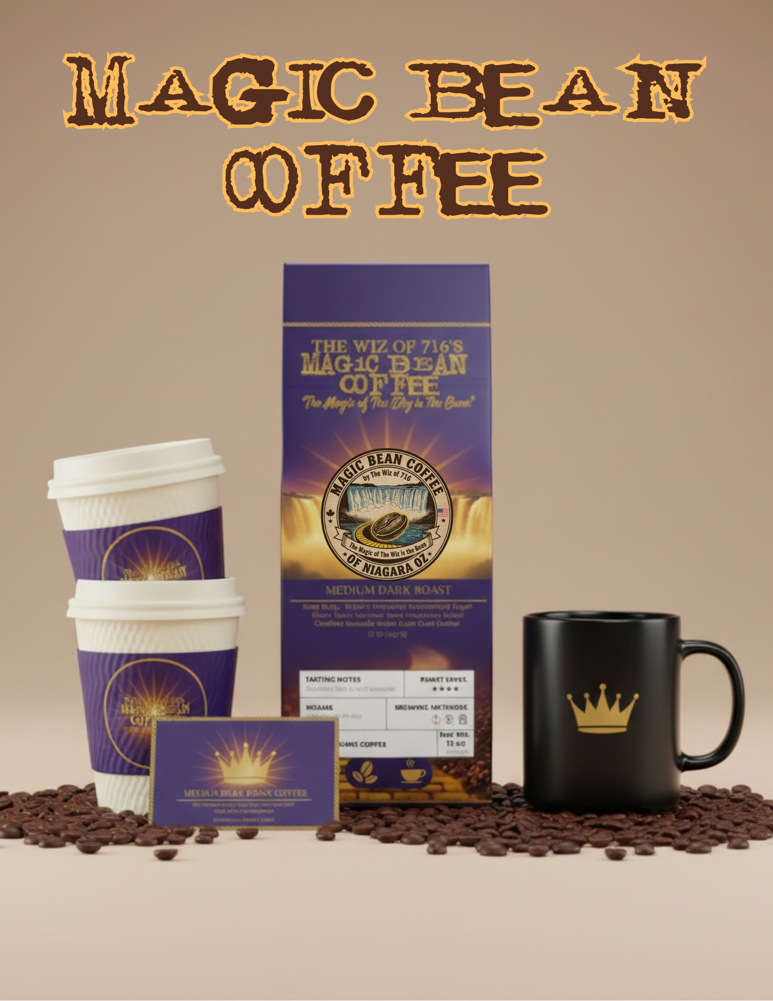 The Magic Bean Coffee™ | Soul of Niagara Edition I By The Wiz of 716 product thumbnail image The Magic Bean Coffee™ | Soul of Niagara Edition I By The Wiz of 716 product thumbnail image