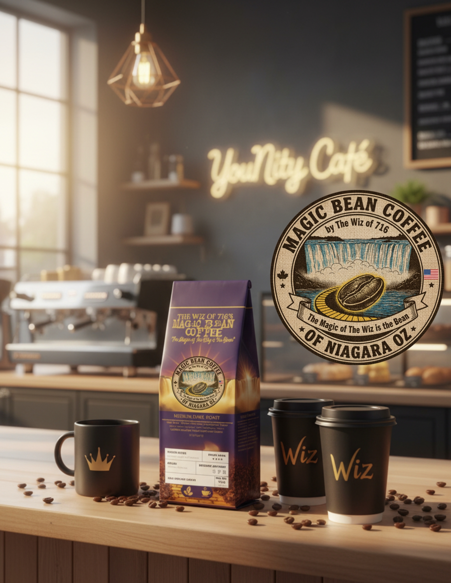 The Magic Bean Coffee™ | Soul of Niagara Edition I By The Wiz of 716 product thumbnail image The Magic Bean Coffee™ | Soul of Niagara Edition I By The Wiz of 716 product thumbnail image