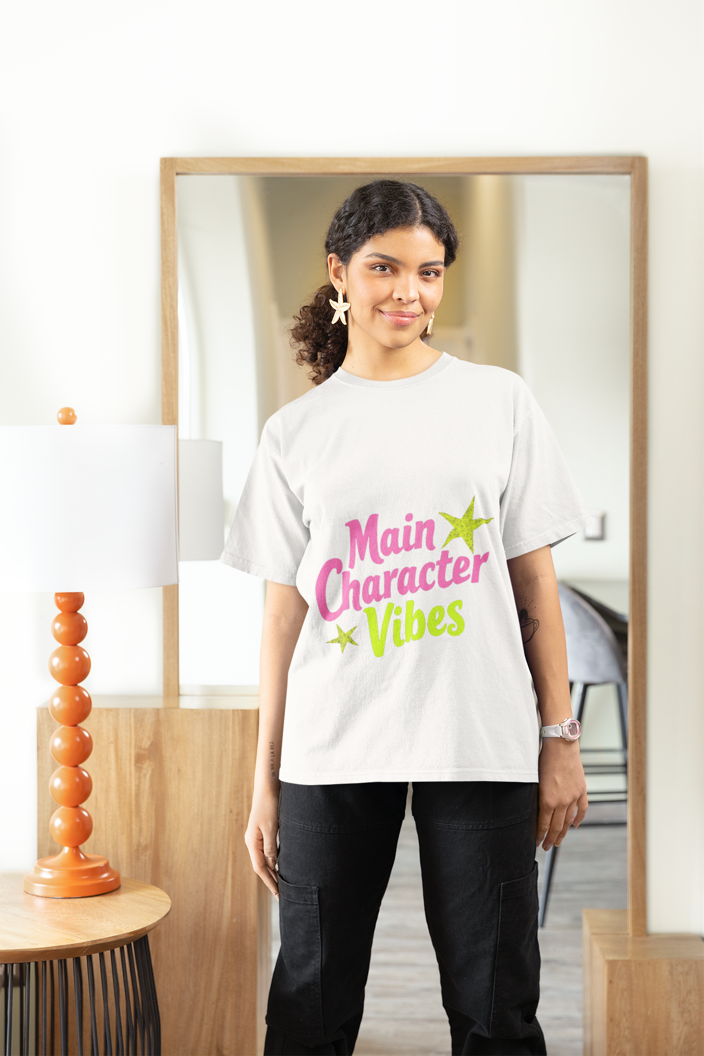 Ladies Main Character Vibes Graphic T-Shirt – Stylish Heavy Cotton Tee Gift Idea product thumbnail image Ladies Main Character Vibes Graphic T-Shirt – Stylish Heavy Cotton Tee Gift Idea product thumbnail image