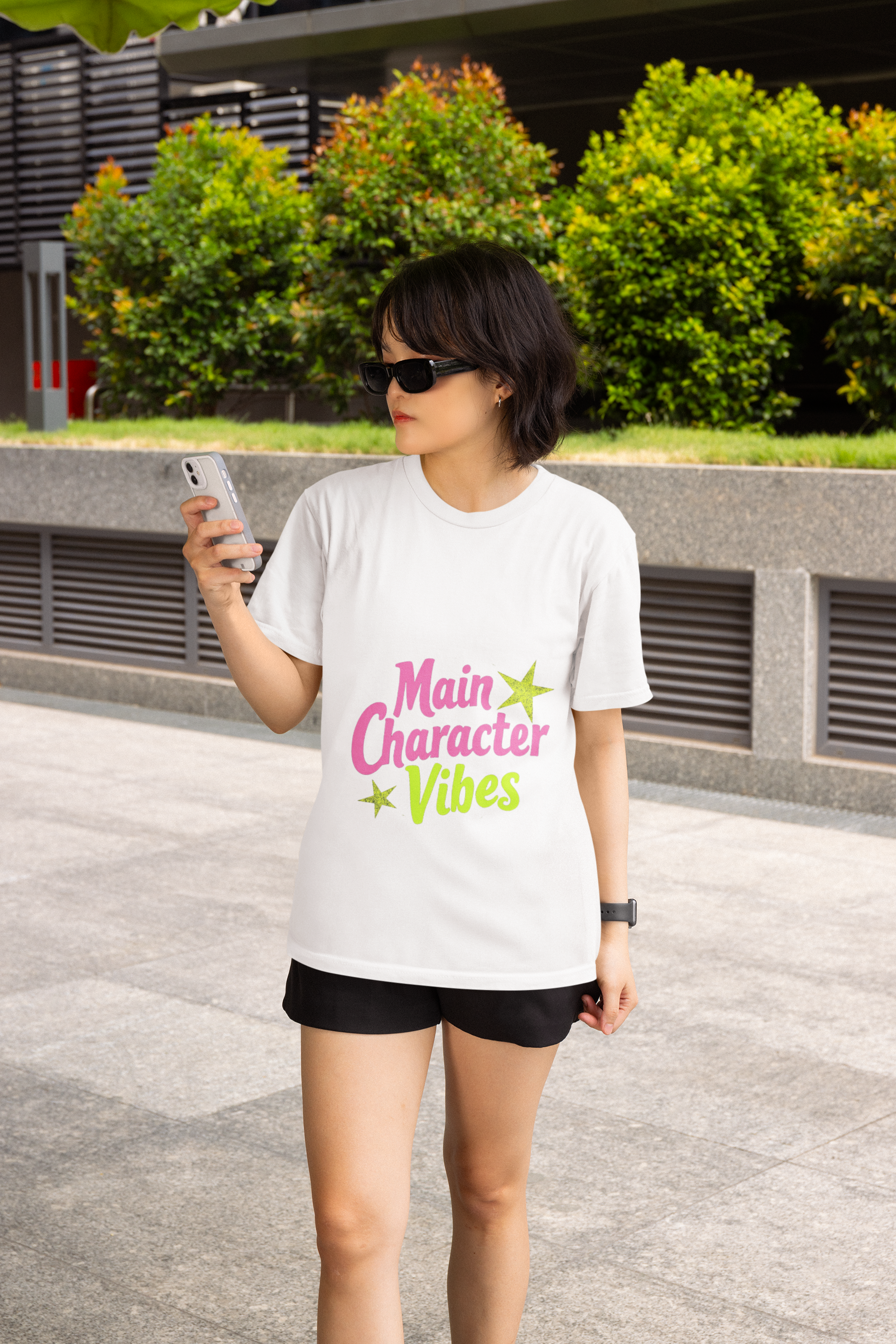 Ladies Main Character Vibes Graphic T-Shirt – Stylish Heavy Cotton Tee Gift Idea product thumbnail image Ladies Main Character Vibes Graphic T-Shirt – Stylish Heavy Cotton Tee Gift Idea product thumbnail image