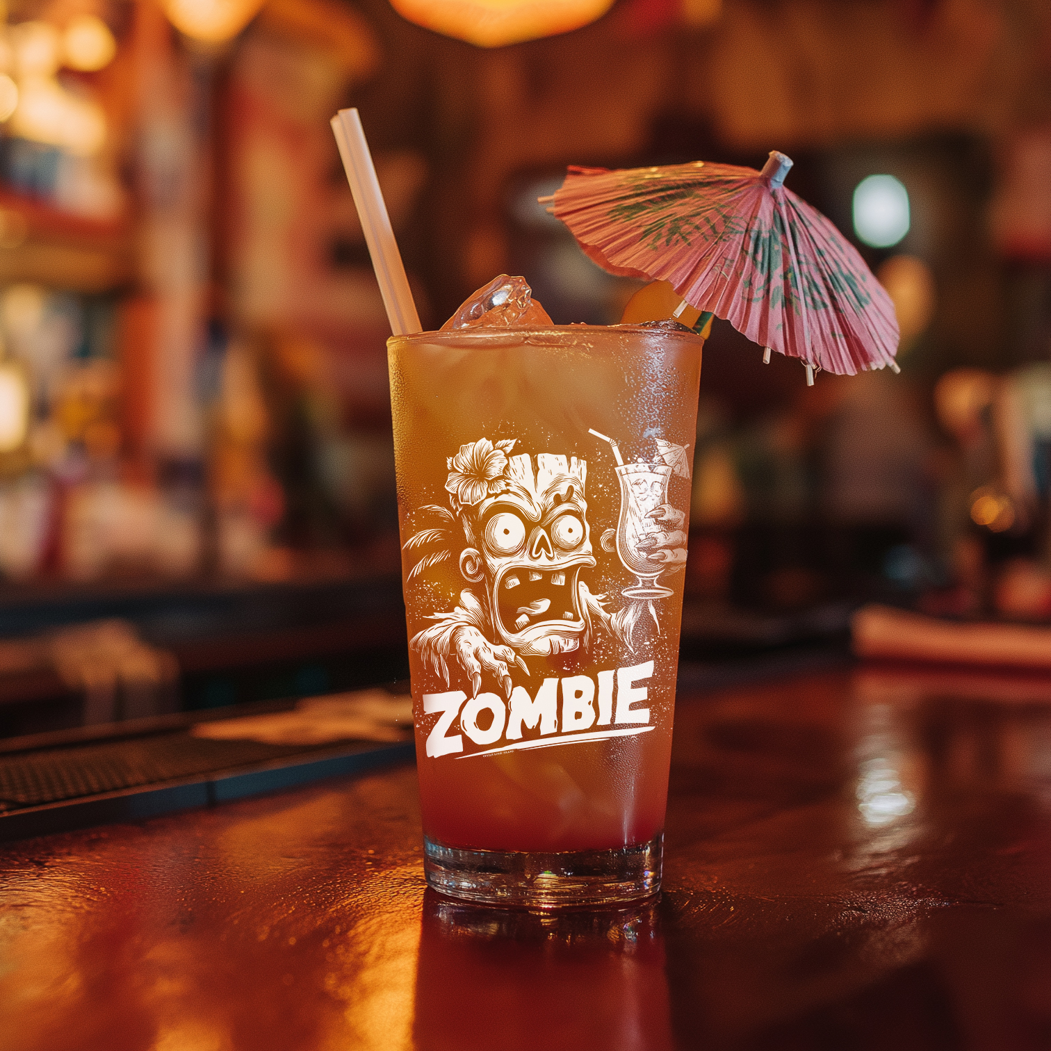 ZOMBIE Monster Mixologists - 16oz Glass