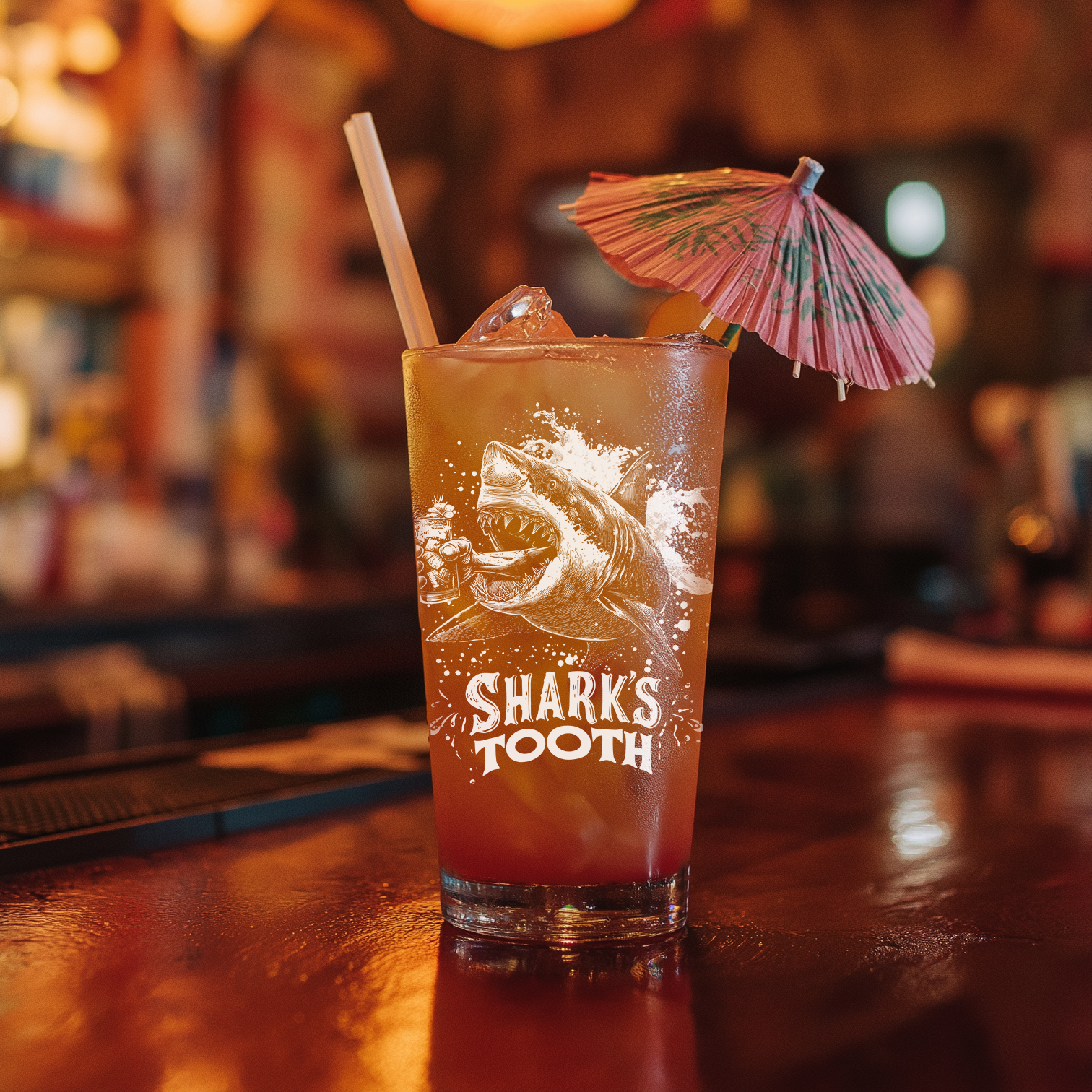SHARK'S TOOTH - Monster Mixologists 16oz  Glass product thumbnail image