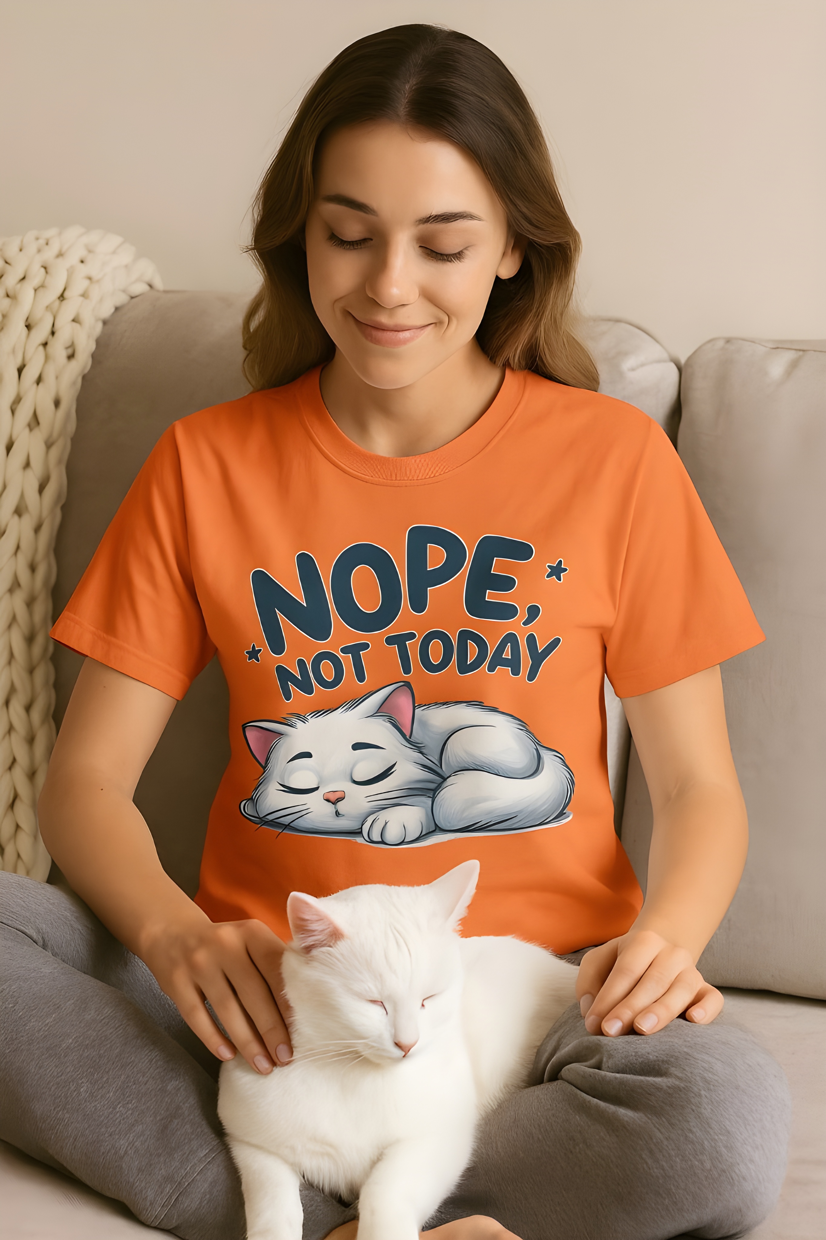Nope Not Today Cat Shirt – Funny Lazy Day Tee for Women and Men, Cute Softstyle T-Shirt, Cozy Relaxed Graphic Tee, Cat Lover Gift Shirt product thumbnail image Nope Not Today Cat Shirt – Funny Lazy Day Tee for Women and Men, Cute Softstyle T-Shirt, Cozy Relaxed Graphic Tee, Cat Lover Gift Shirt product thumbnail image