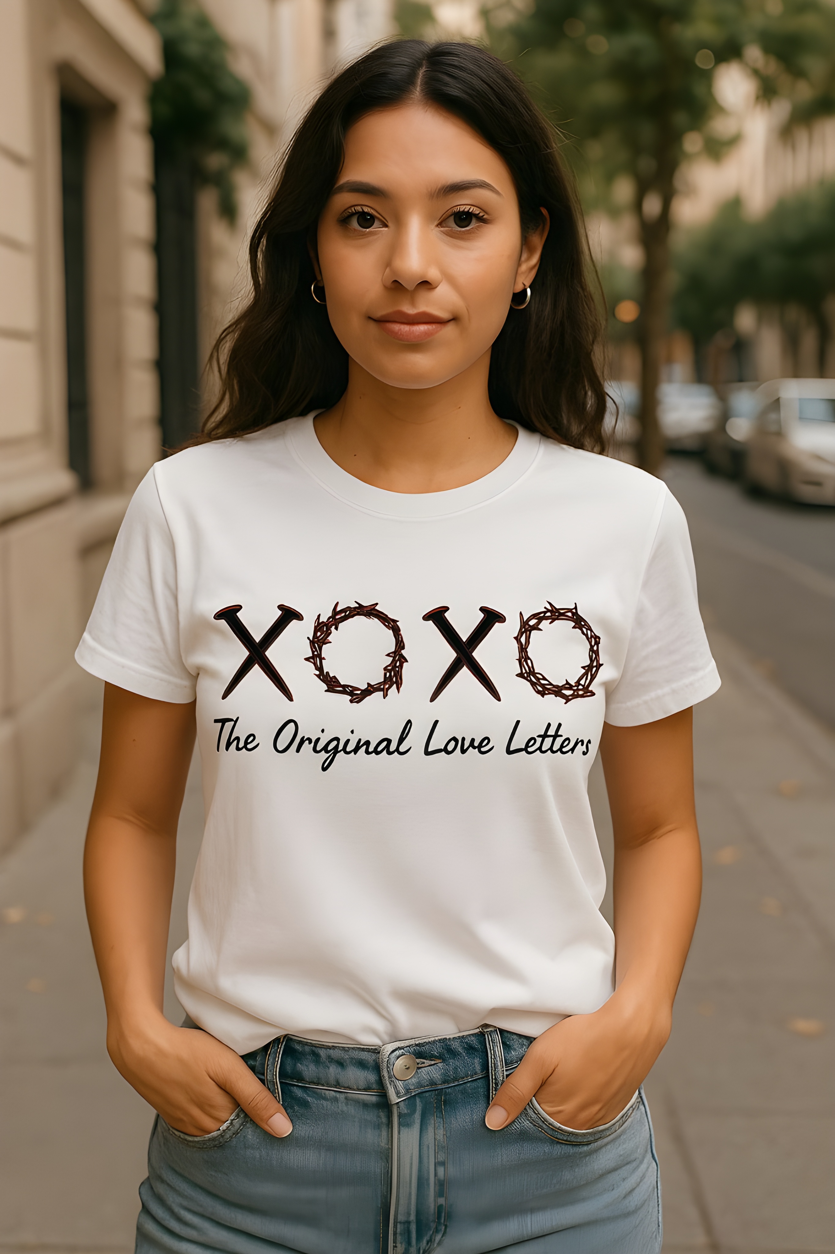 The Original Love Letters Softstyle T-Shirt, XOXO, Casual Wear, Gift for Him/Her, Valentine's Day, Anniversary, Relationship, Christian Apparel product thumbnail image The Original Love Letters Softstyle T-Shirt, XOXO, Casual Wear, Gift for Him/Her, Valentine's Day, Anniversary, Relationship, Christian Apparel product thumbnail image