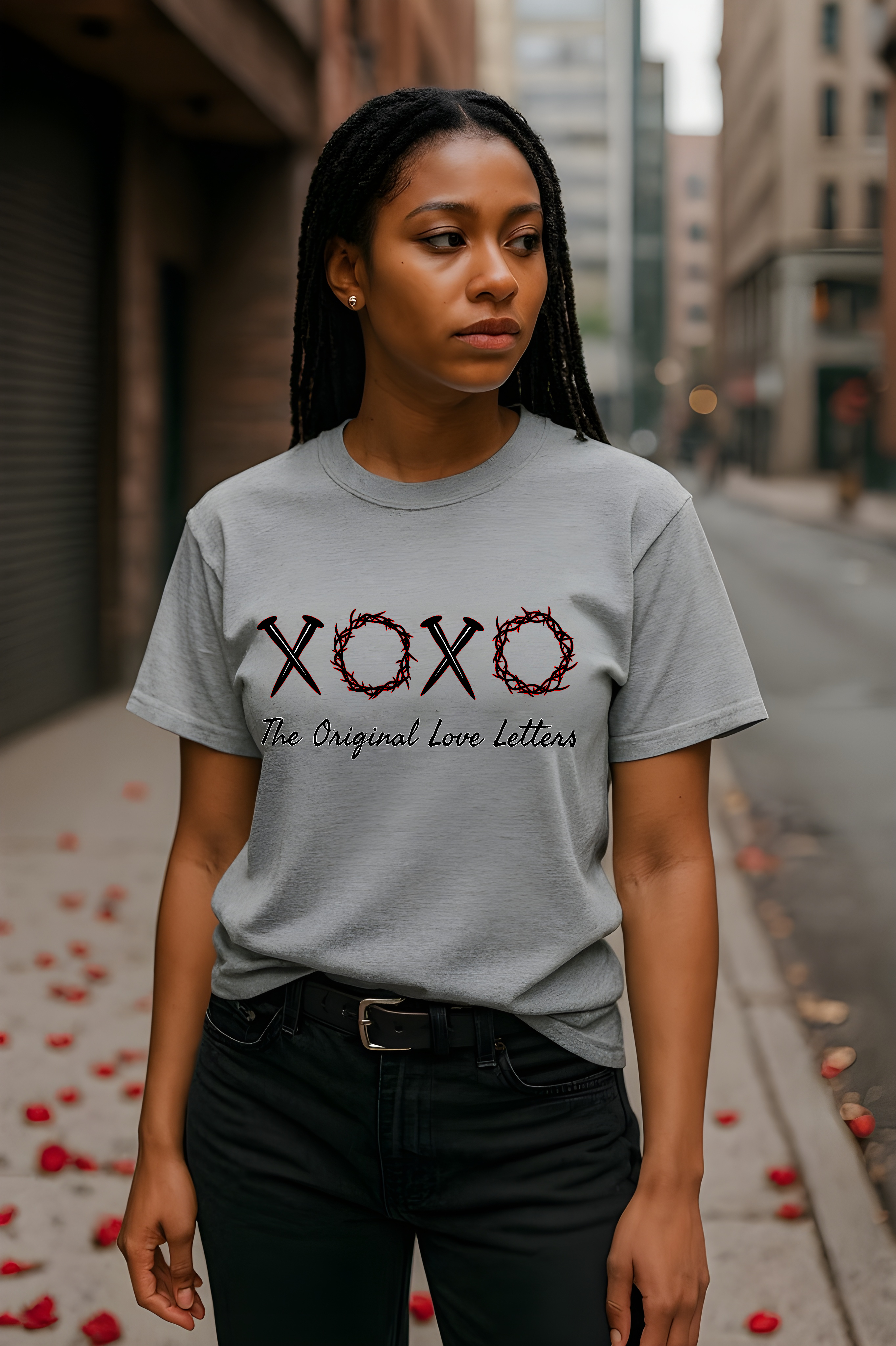 The Original Love Letters Softstyle T-Shirt, XOXO, Casual Wear, Gift for Him/Her, Valentine's Day, Anniversary, Relationship, Christian Apparel product thumbnail image The Original Love Letters Softstyle T-Shirt, XOXO, Casual Wear, Gift for Him/Her, Valentine's Day, Anniversary, Relationship, Christian Apparel product thumbnail image