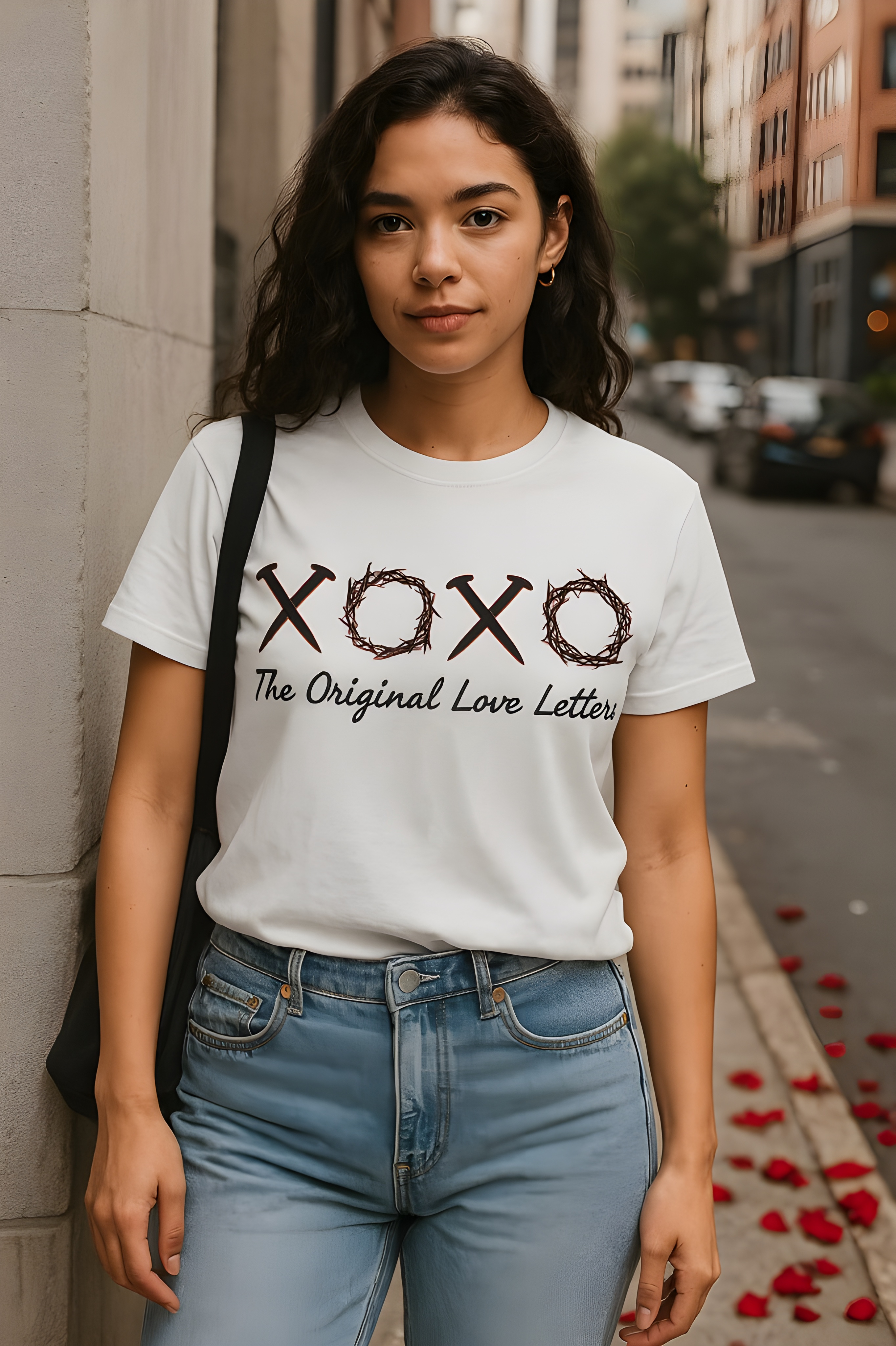 The Original Love Letters  Softstyle T-Shirt, XOXO, Casual Wear, Gift for Him/Her, Valentine's Day, Anniversary, Relationship, Christian Apparel product thumbnail image