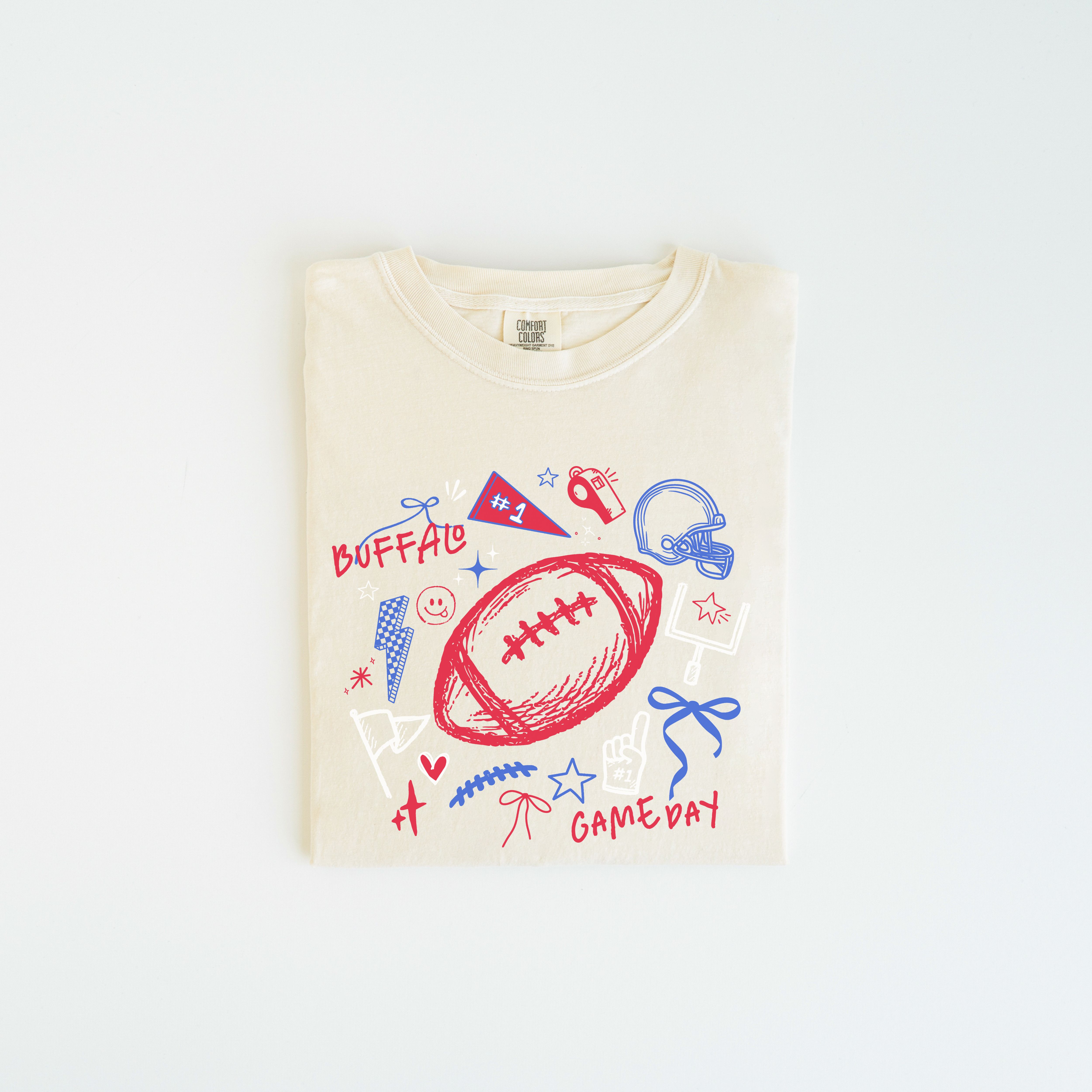 Buffalo Doodles Comfort Colors Tee  product thumbnail image