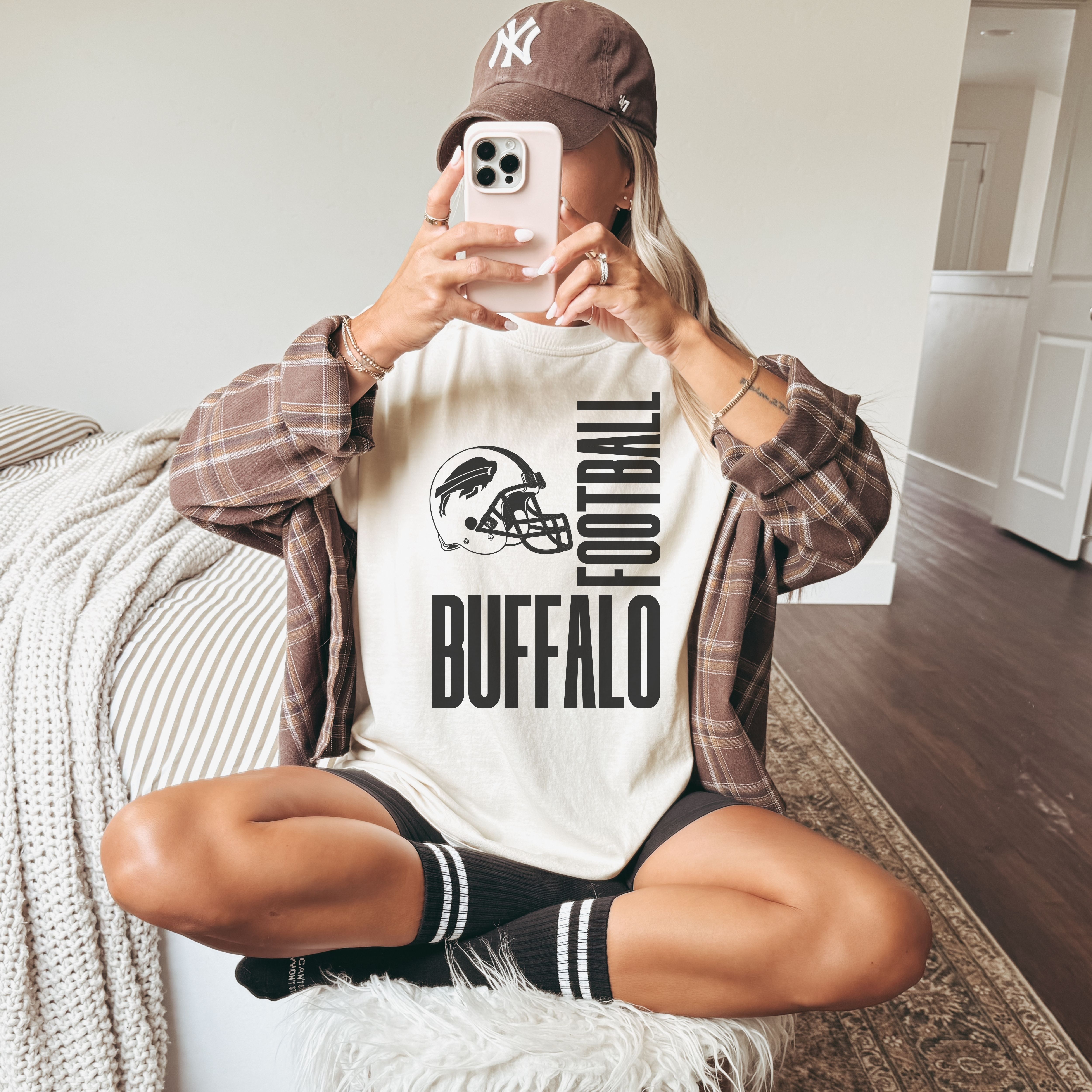 Buffalo Football Unisex T-Shirt | Stylish Garment-Dyed Tee for Game Days