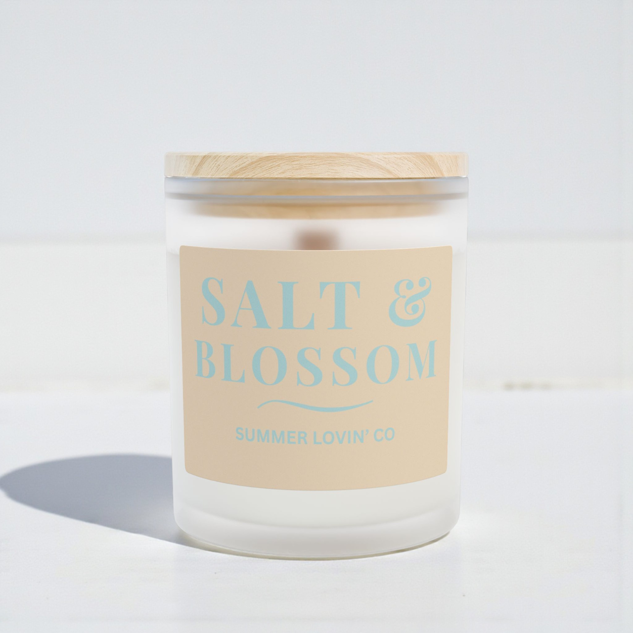 Salt & Blossom Candle | Seafoam Dreams Collection product thumbnail image Salt & Blossom Candle | Seafoam Dreams Collection product thumbnail image