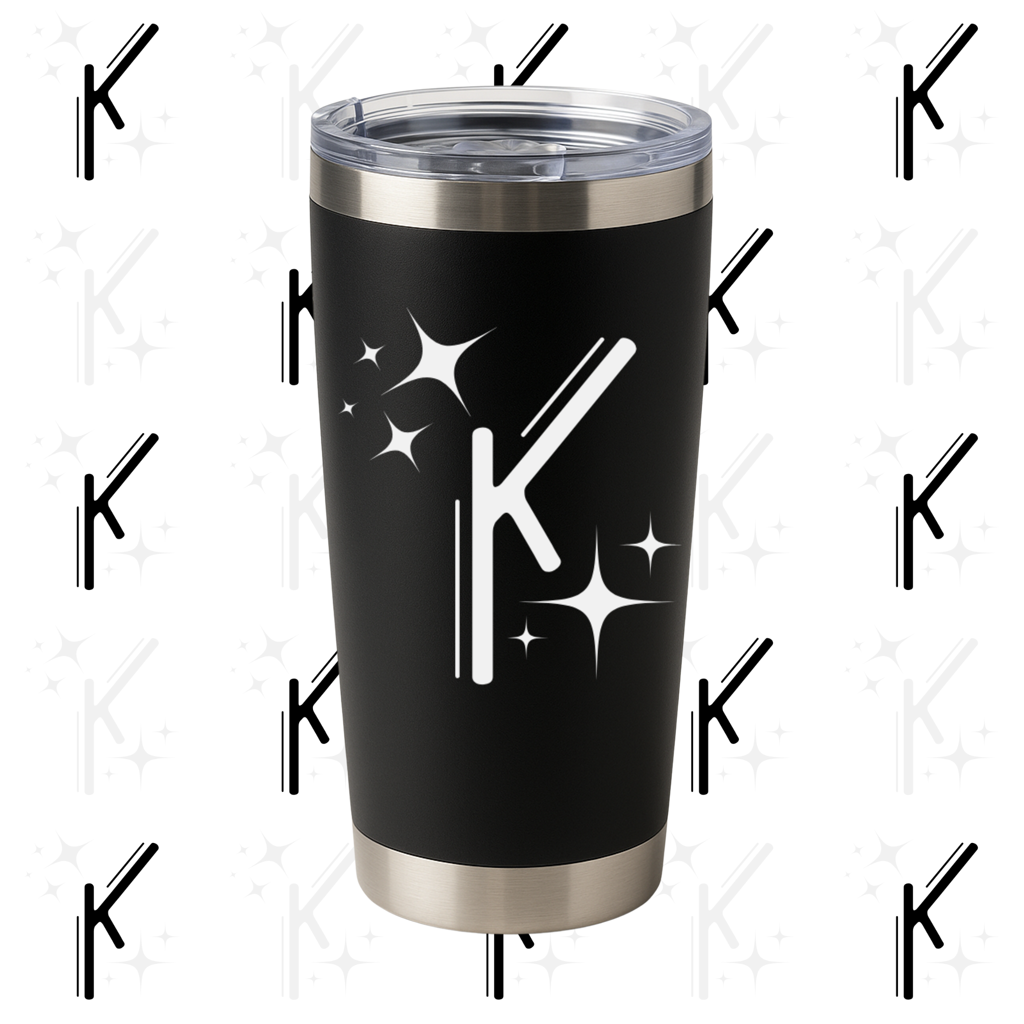 Konstellation Engraved Logo Tumbler [Black]