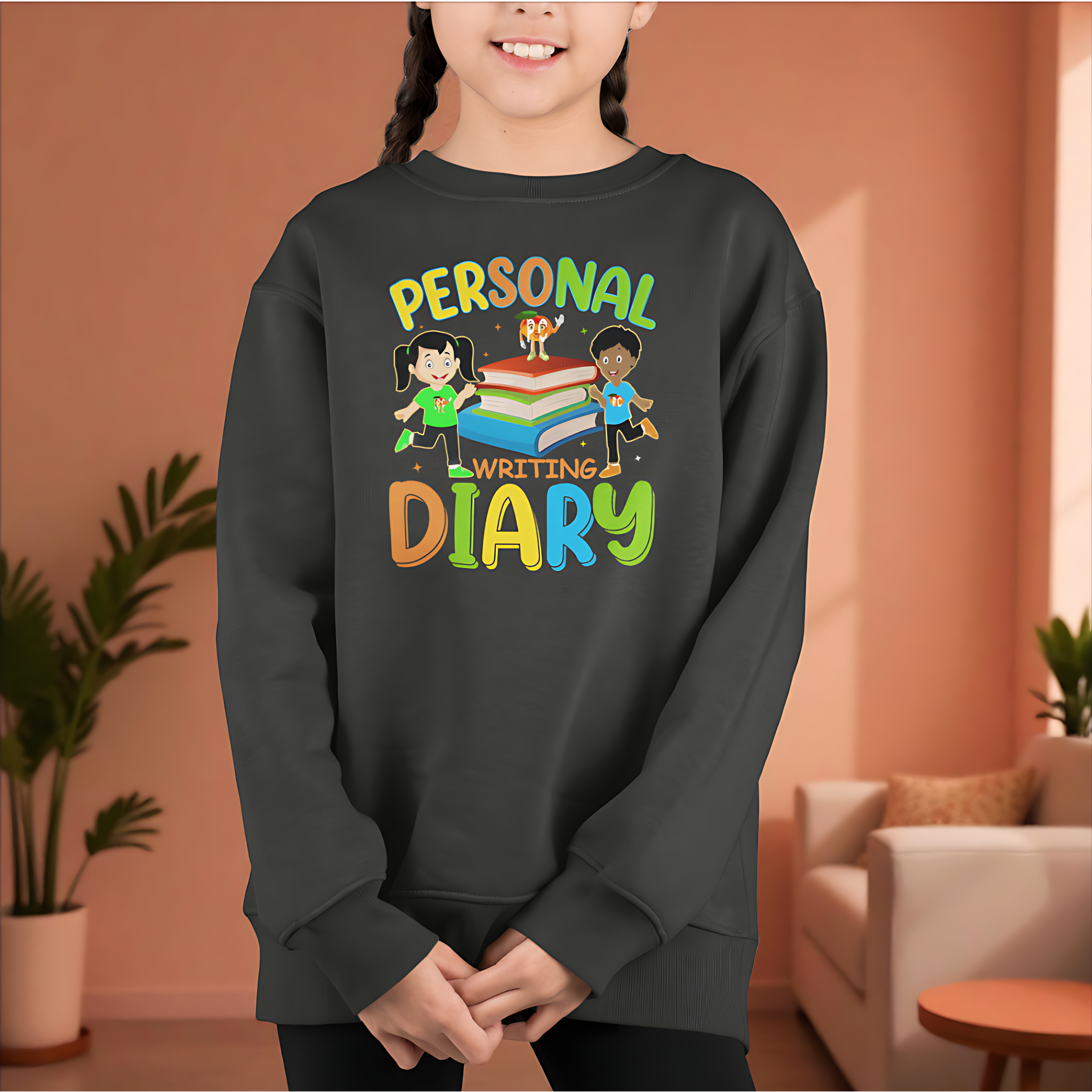 Personal Writing Diary Kids Sweatshirt Personal Writing Diary Kids Sweatshirt