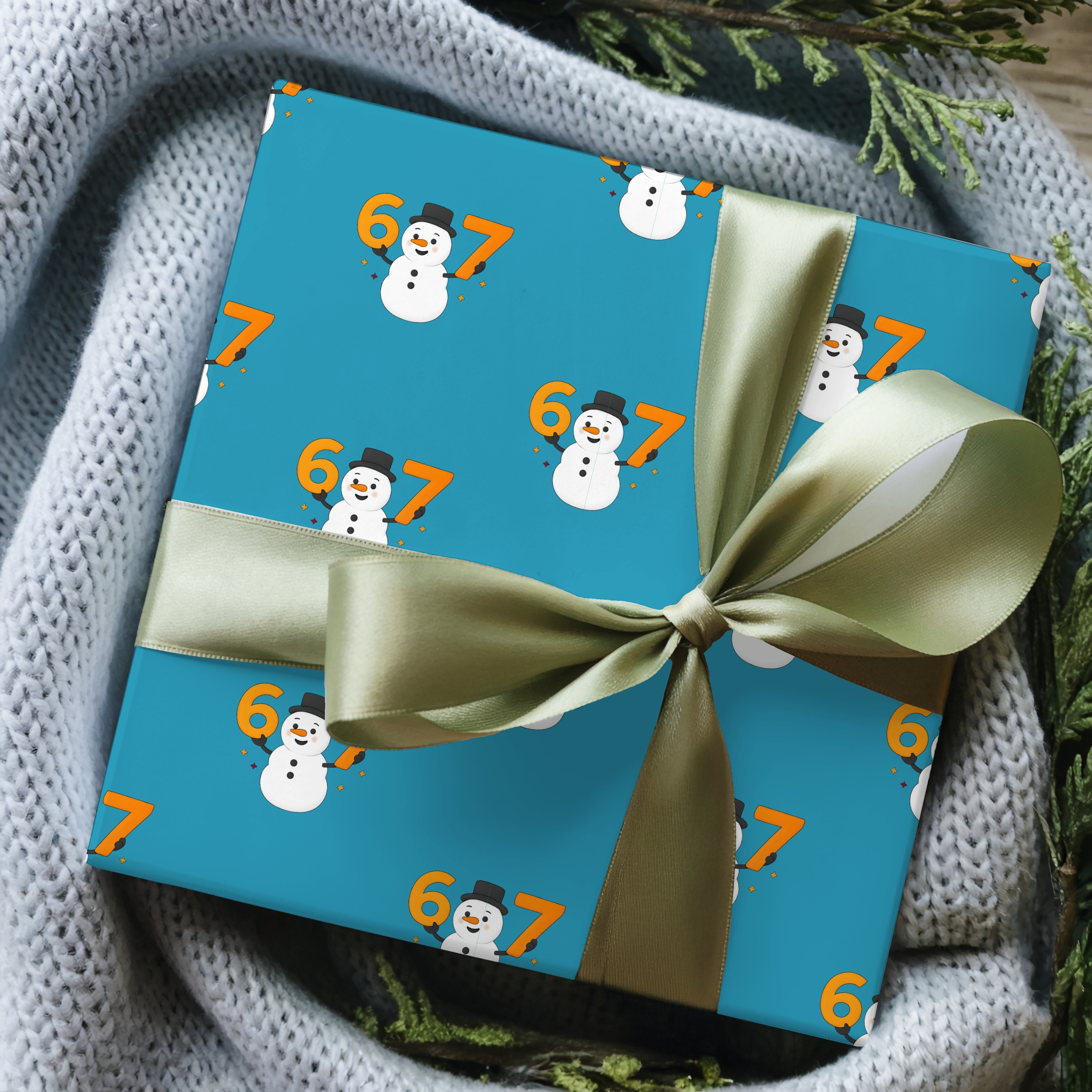 67 Christmas Wrapping Paper Festive Wrapping Paper for Holidays Snowman Design Gift Wrap product thumbnail image 67 Christmas Wrapping Paper Festive Wrapping Paper for Holidays Snowman Design Gift Wrap product thumbnail image