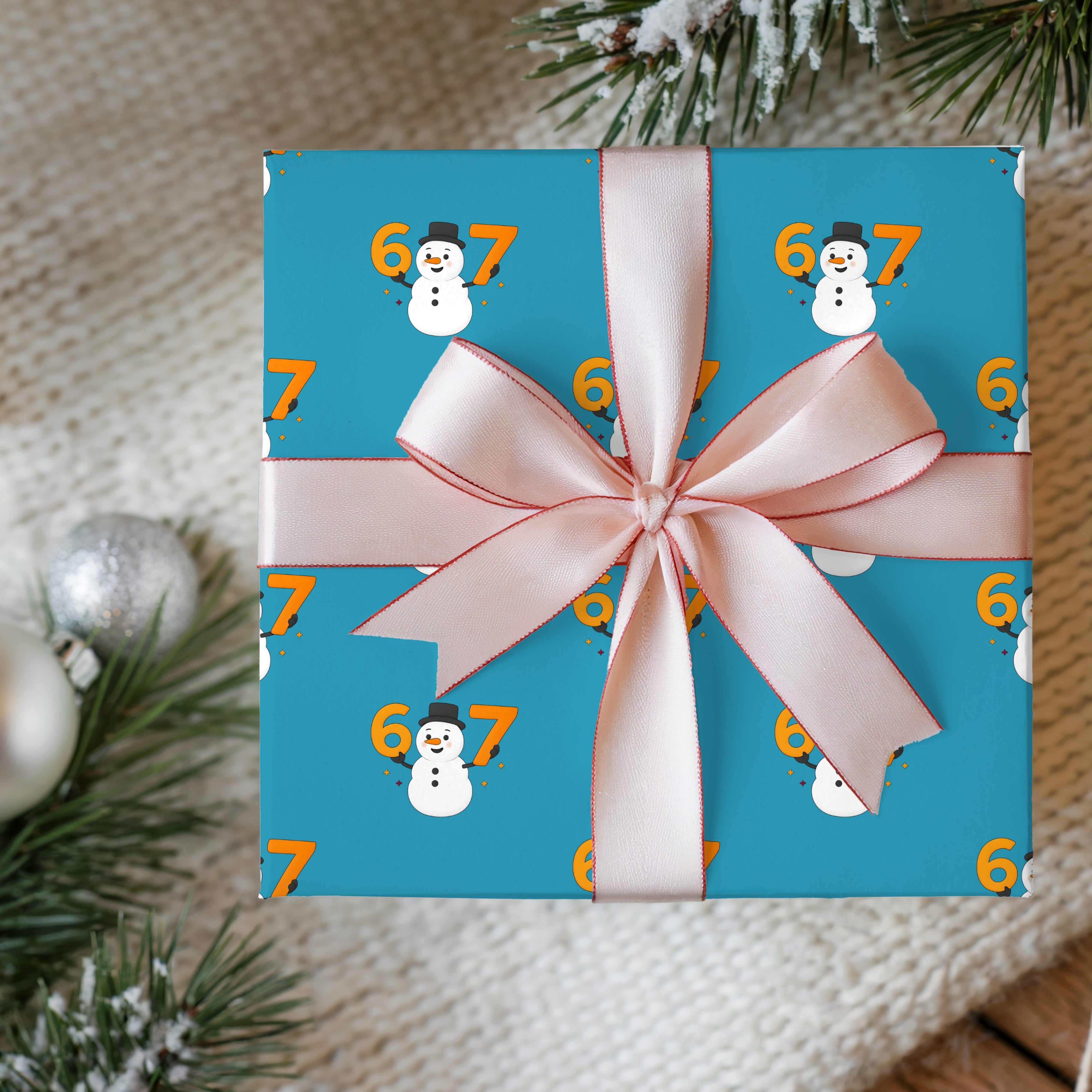 67 Christmas Wrapping Paper Festive Wrapping Paper for Holidays Snowman Design Gift Wrap product thumbnail image 67 Christmas Wrapping Paper Festive Wrapping Paper for Holidays Snowman Design Gift Wrap product thumbnail image