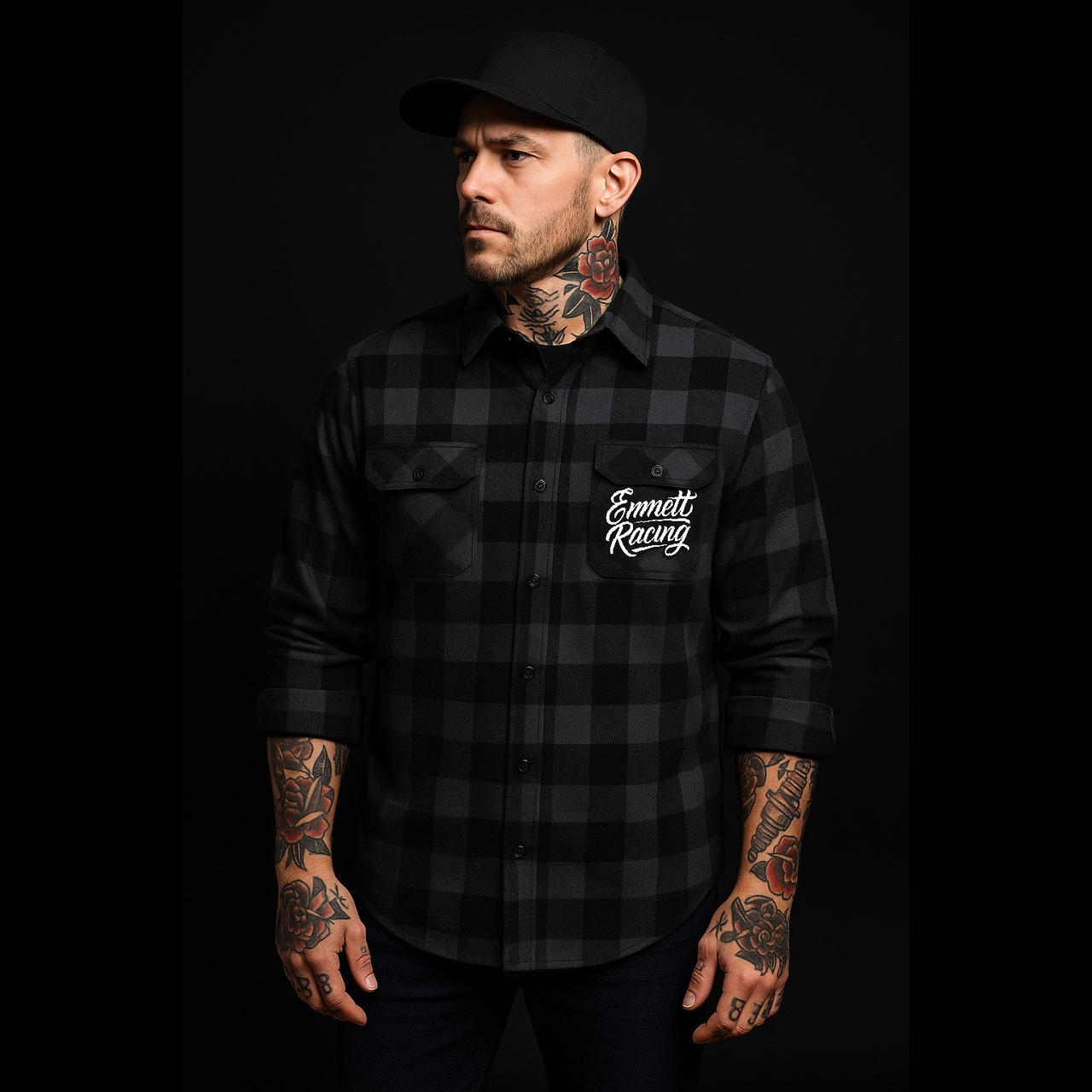 Trackside Flannel - Emmett Racing product thumbnail image Trackside Flannel - Emmett Racing product thumbnail image