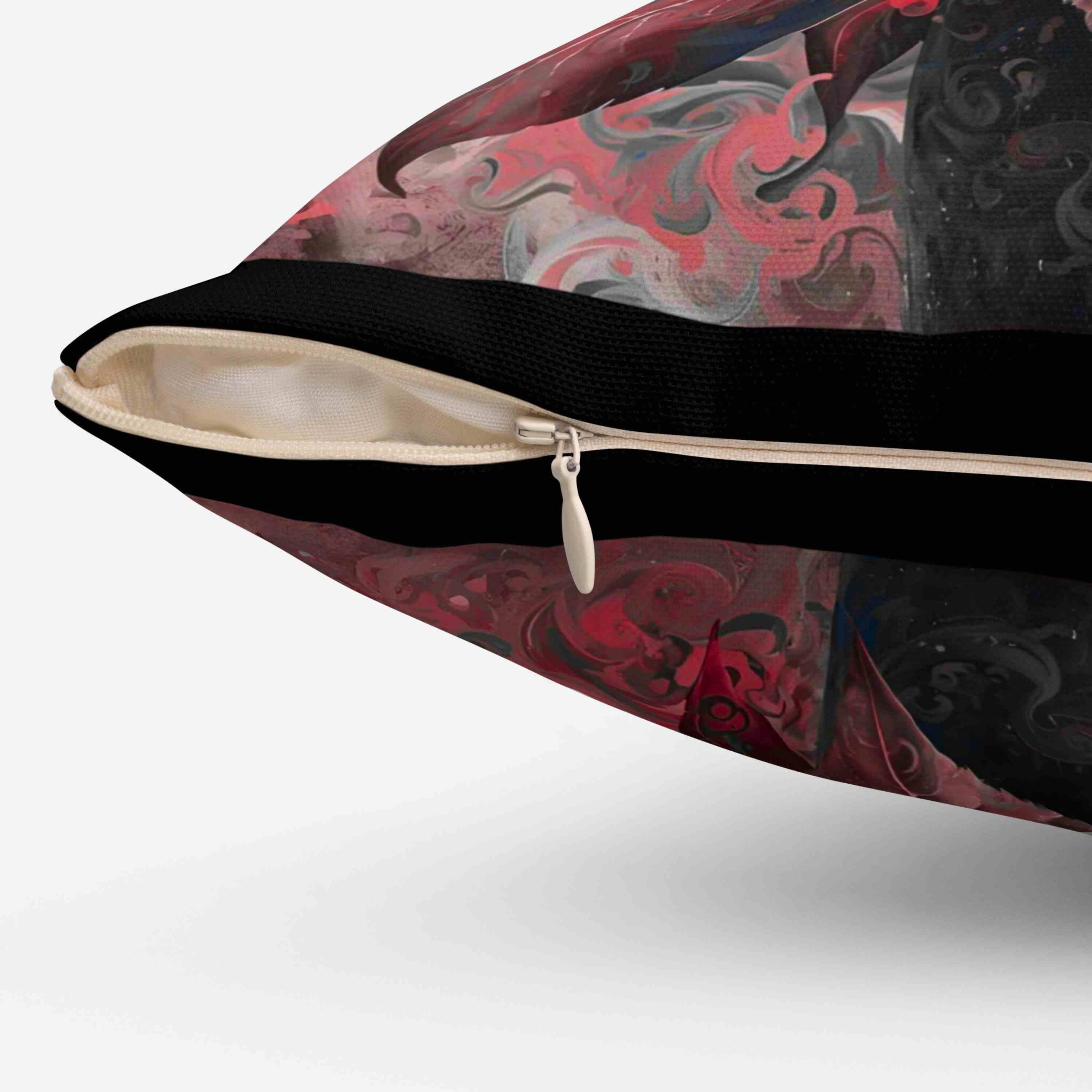 Sunflower Pillow Artistic Pink and Black -  Double-Sided Decorative Cushion for Modern or Romantic Home Décor, Cozy Home Accent, Perfect Gift for Weddings, Birthdays, or Housewarmings product thumbnail image